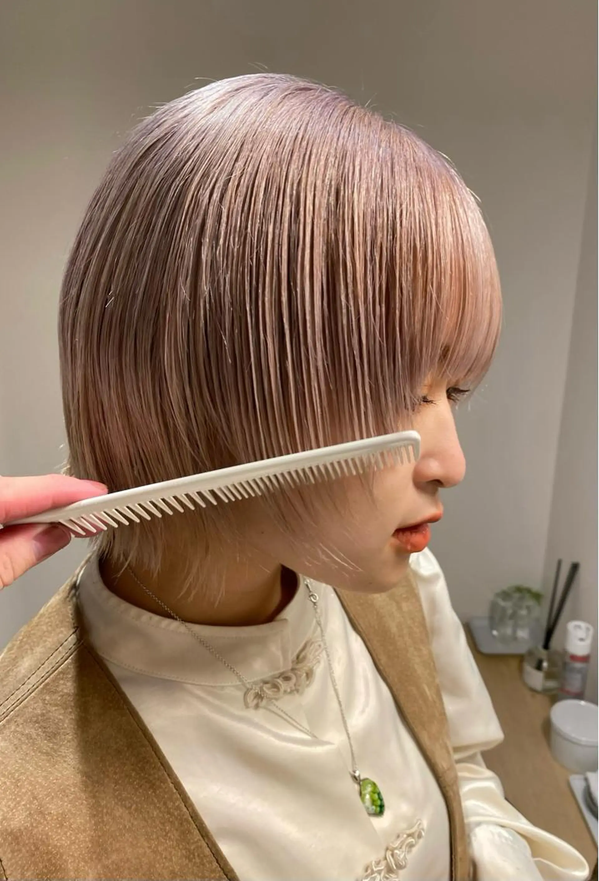 ショート カラー 💈メンズパーマ: 似合わせ＝こーし💈のヘアスタイル