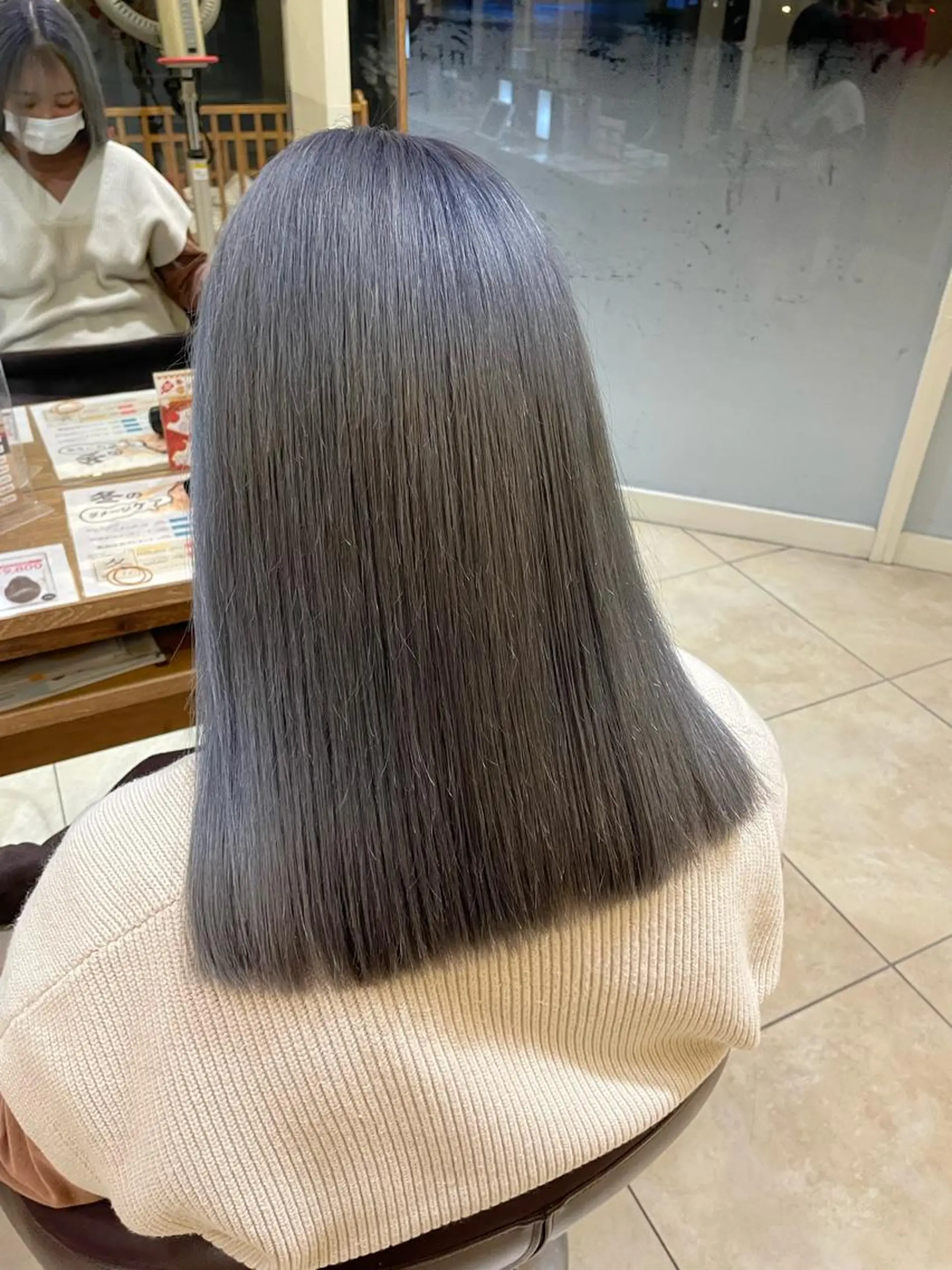 セミロング カラー ヘアアレンジ 7月末まで予約可能/ ヤマモト モエのヘアスタイル