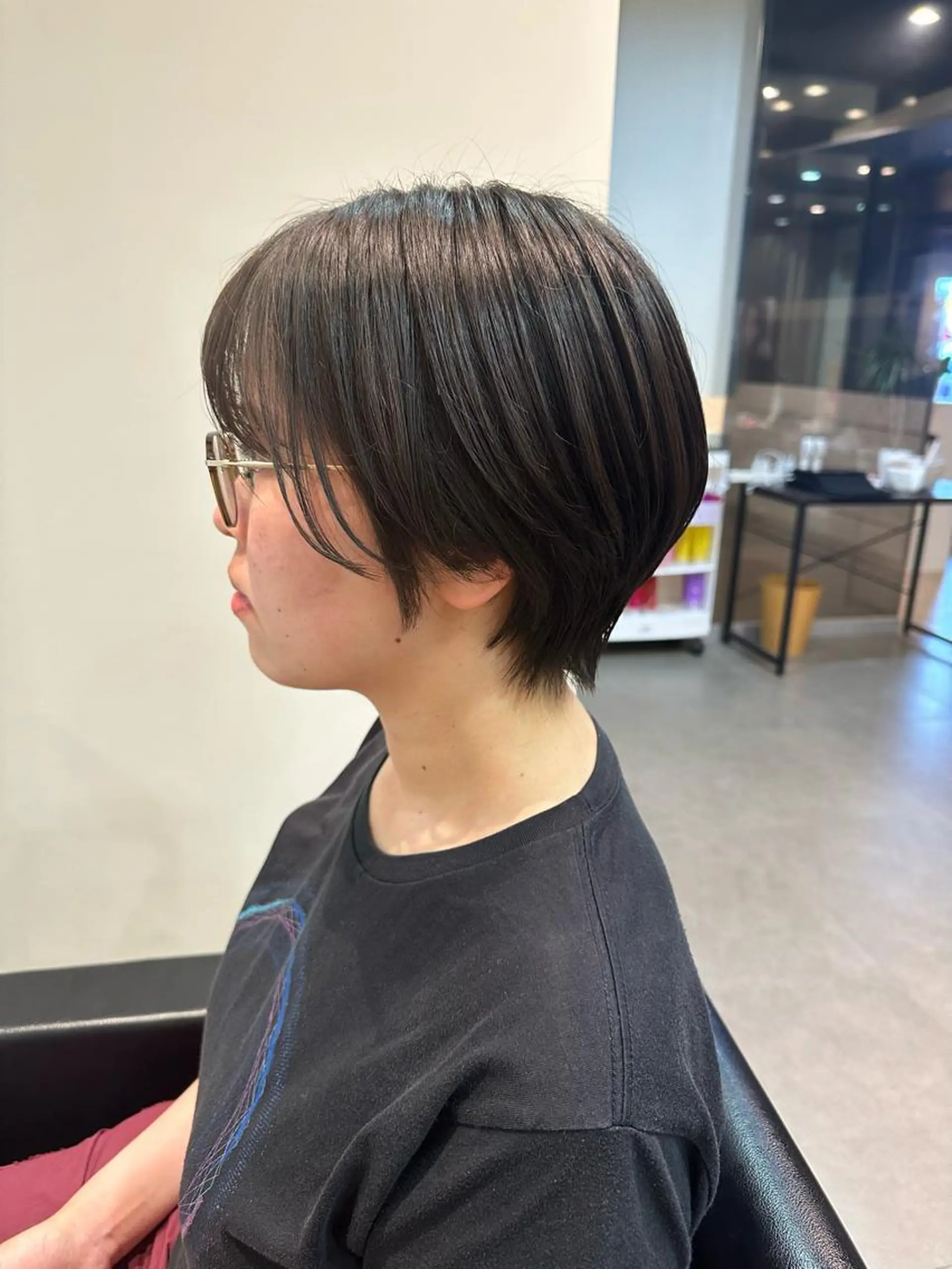 ショート ショートボブ ボブ 髪質改善 韓国風ヘア ショートヘア カット ヘアカラー 店長/髪質改善/ ショート/松若　優のヘアスタイル