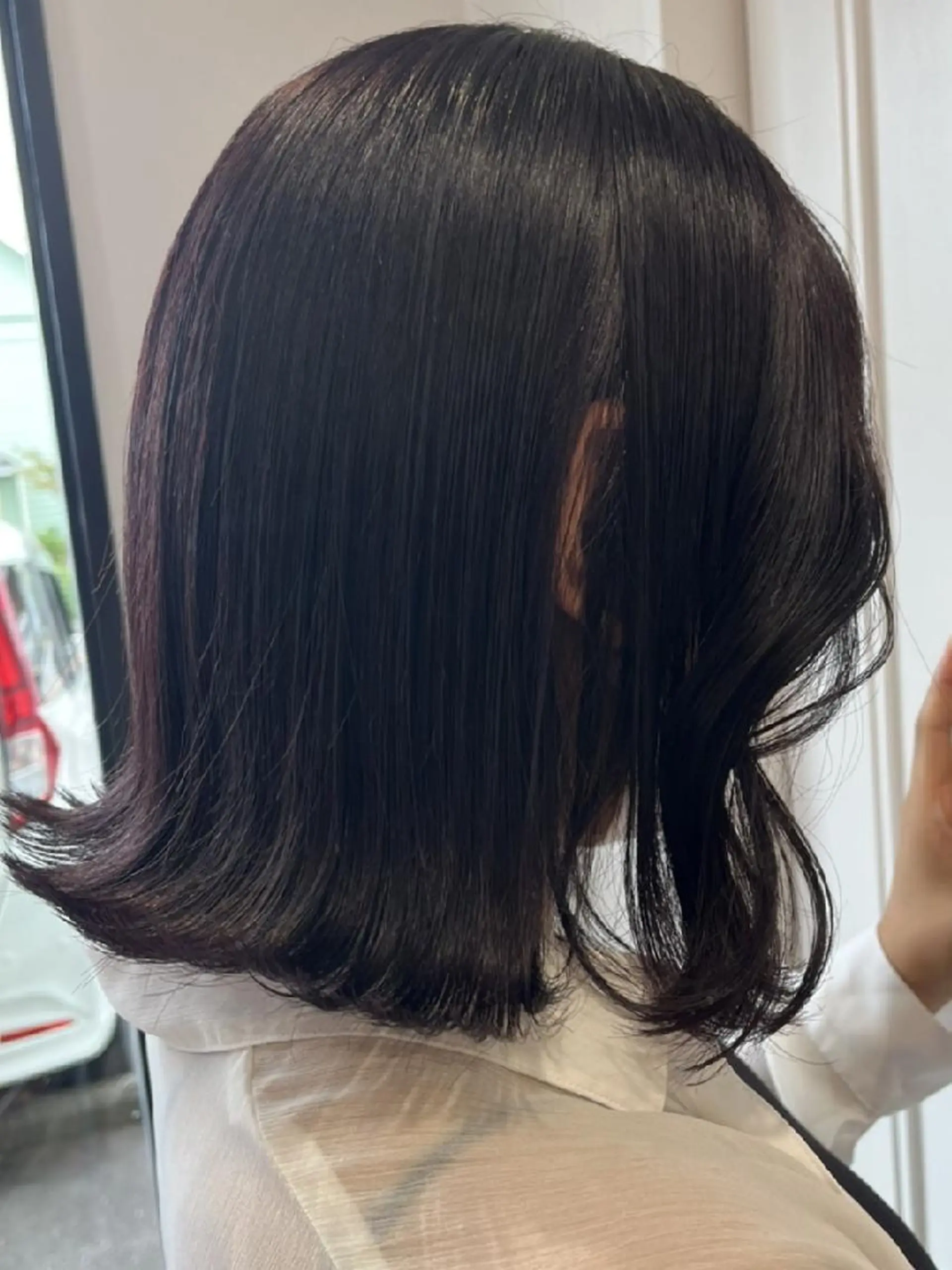 ミディアム ヘアアレンジ 外ハネヘア crenier【クルニエ】所属・亀田 幸美のヘアスタイル