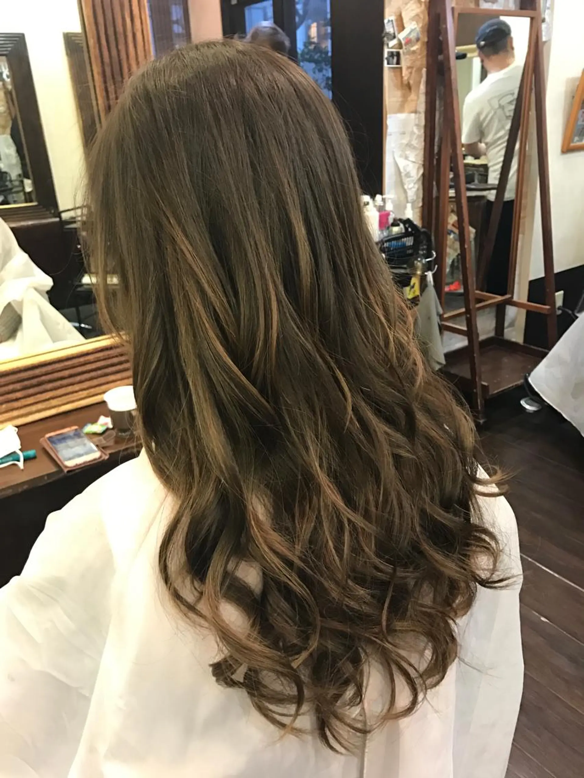 ロング カラー 編み込みエクステ メッシュ エクステ ALLY（アリー）所属・ミニモお気に入り数 No.1宍戸雄弥のヘアスタイル
