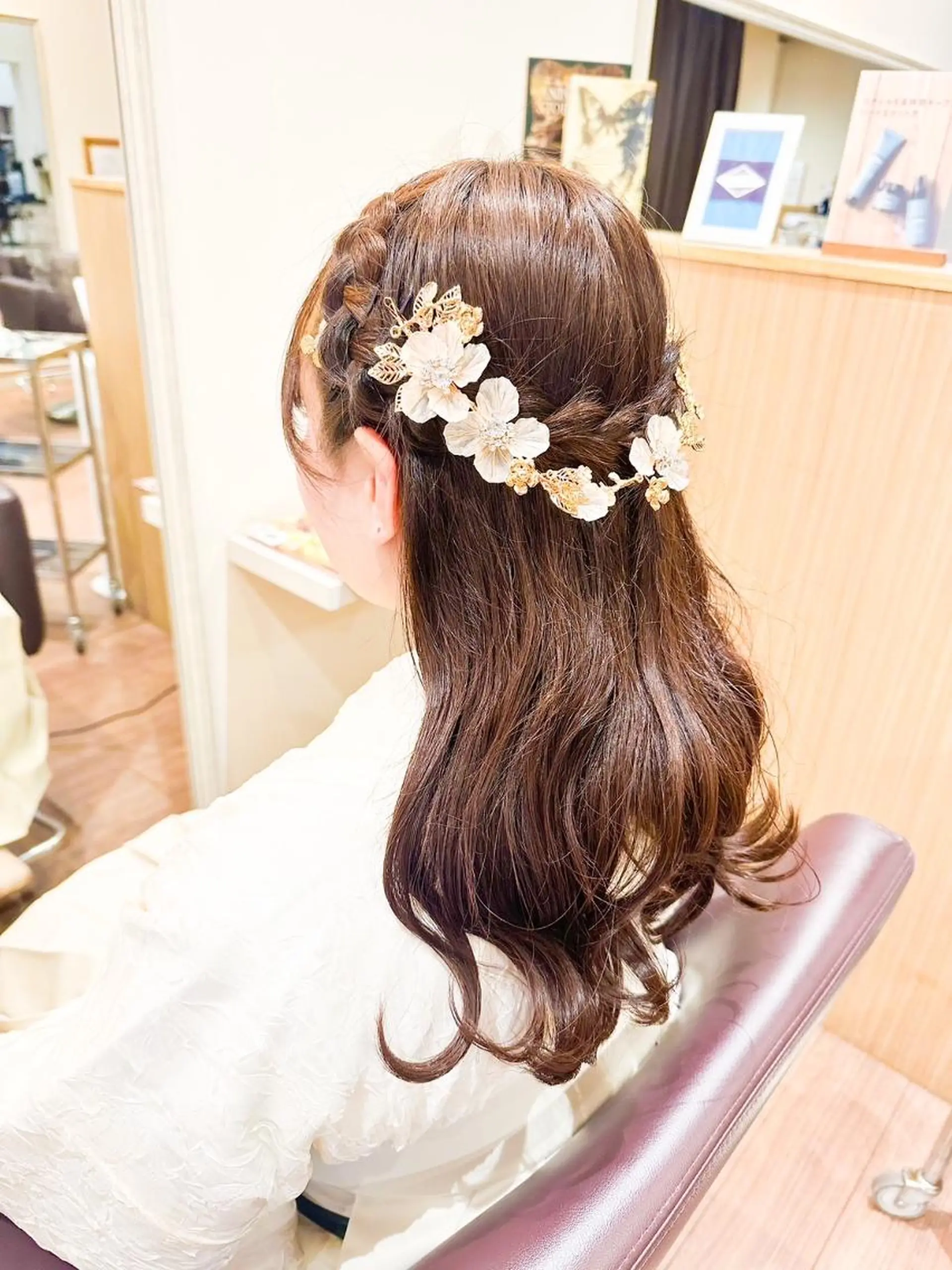 ヘアアレンジ 卒業式のヘアスタイル ヘアセット 織田 悦子のマツエク・マツパデザイン