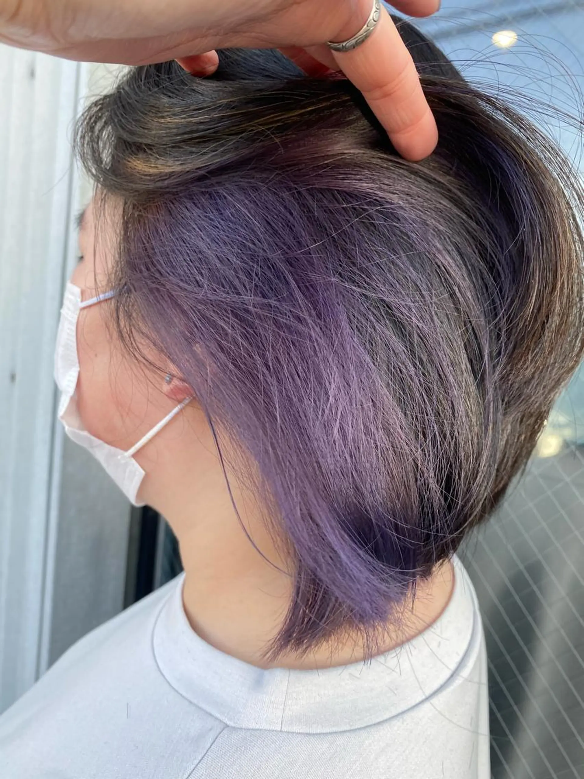 カラー インナーカラー N° Elune MIYUUのヘアスタイル