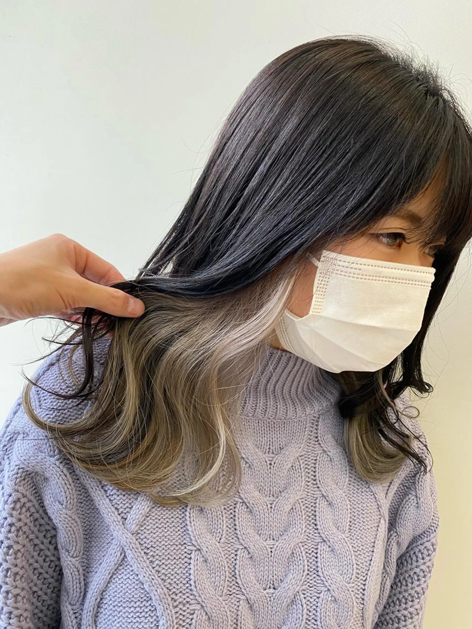 セミロング ヘアカラー トリートメント ジェニファー ✂︎TOMOKI✂︎のヘアスタイル