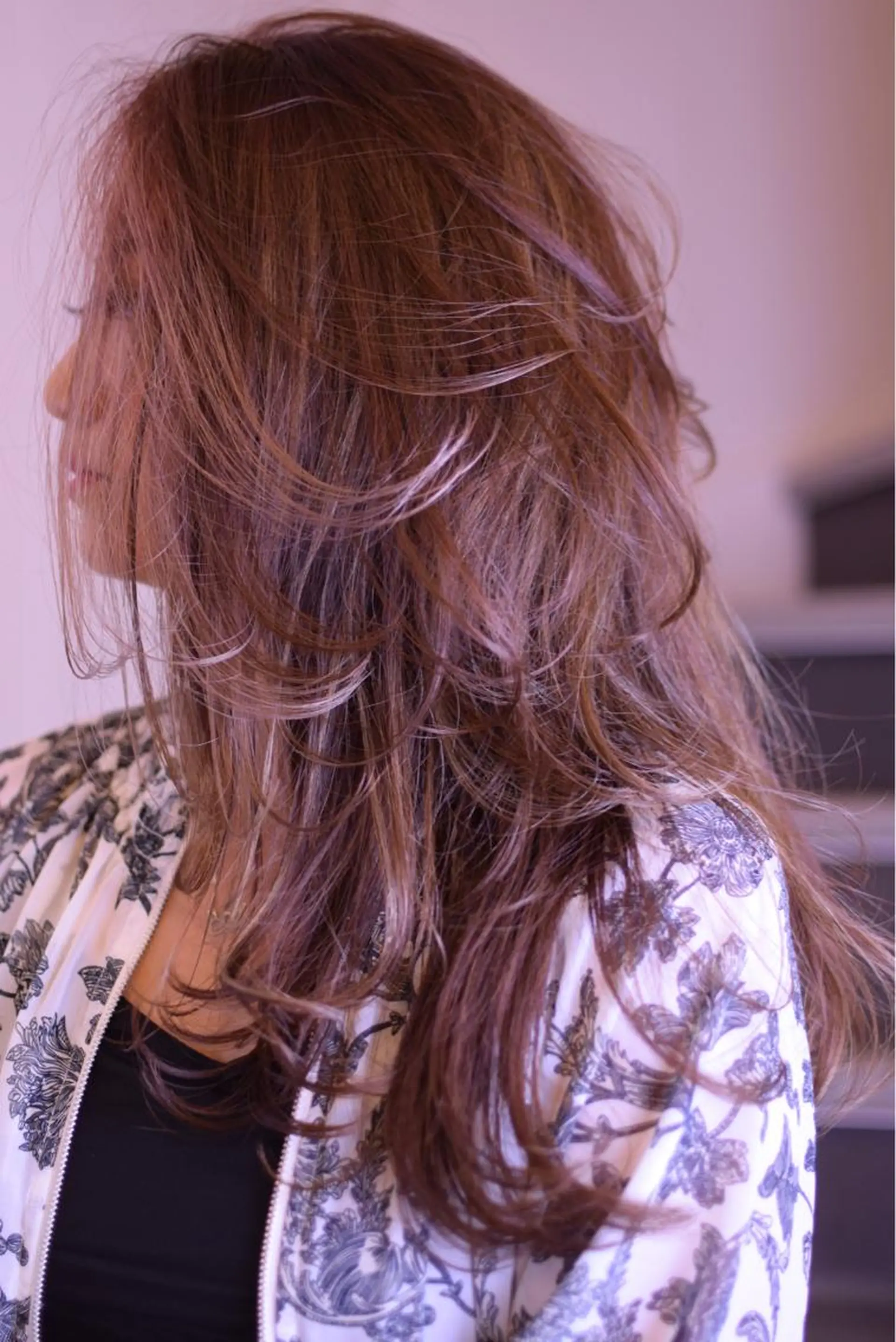 ロング カラー ケアブリーチ白髪染め TAKUMIのヘアスタイル