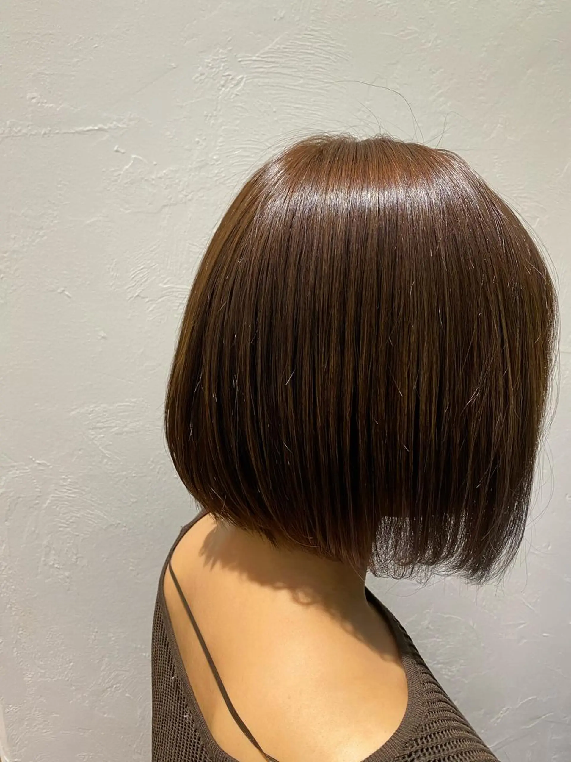ミディアム 店長　ショート& パーマ　坂本のヘアスタイル