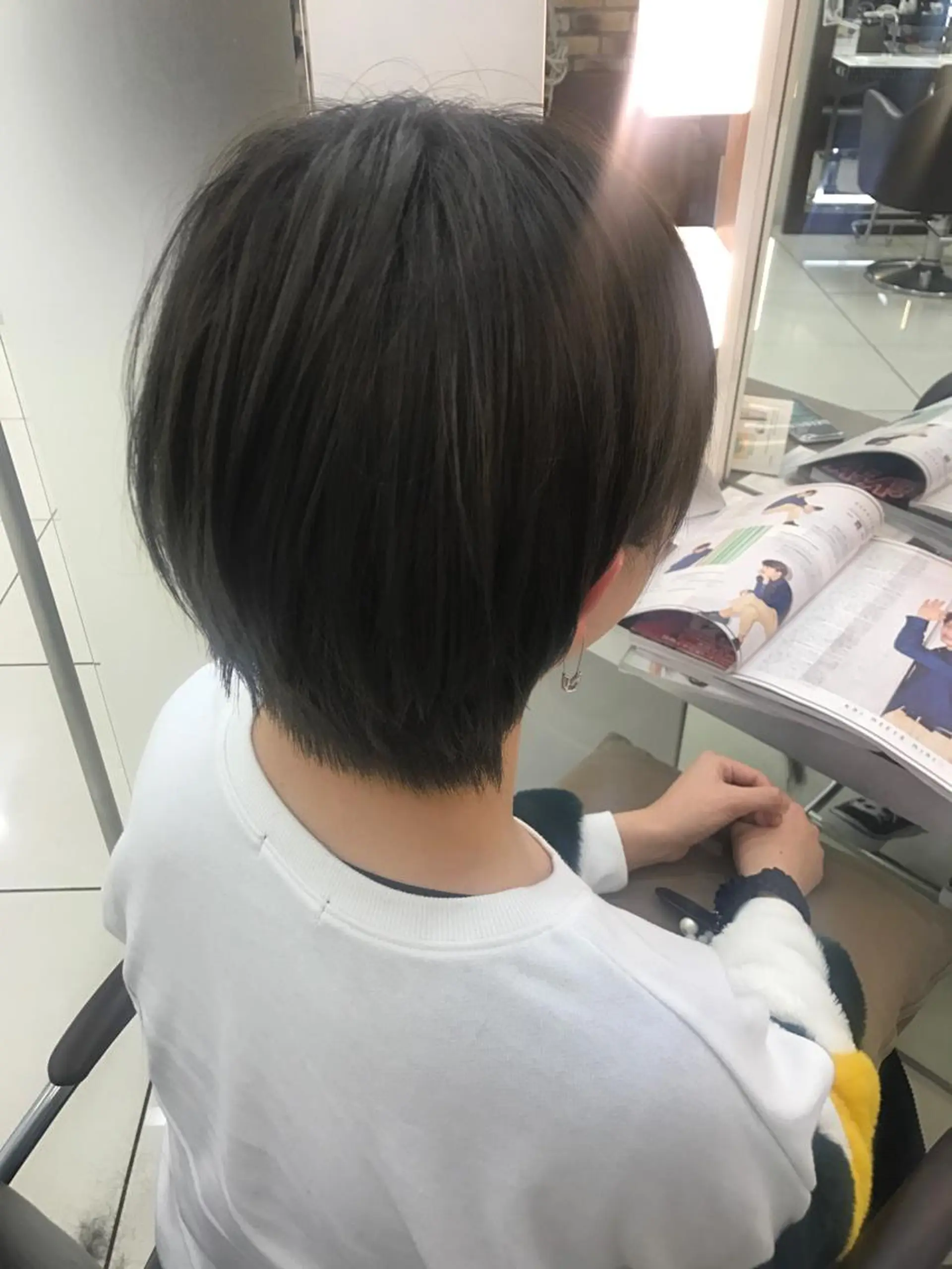 ショート ママ美容師まつげ 🤍まき🤍のヘアスタイル