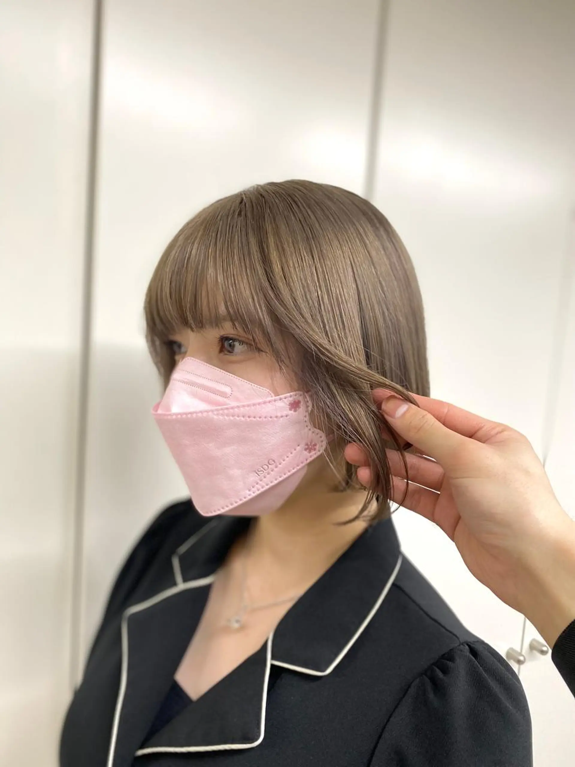 ミディアム カラー ヘアカラー トリートメント THESALONS所属・🤍ブリーチカラー /寄田龍樹🤍のヘアスタイル