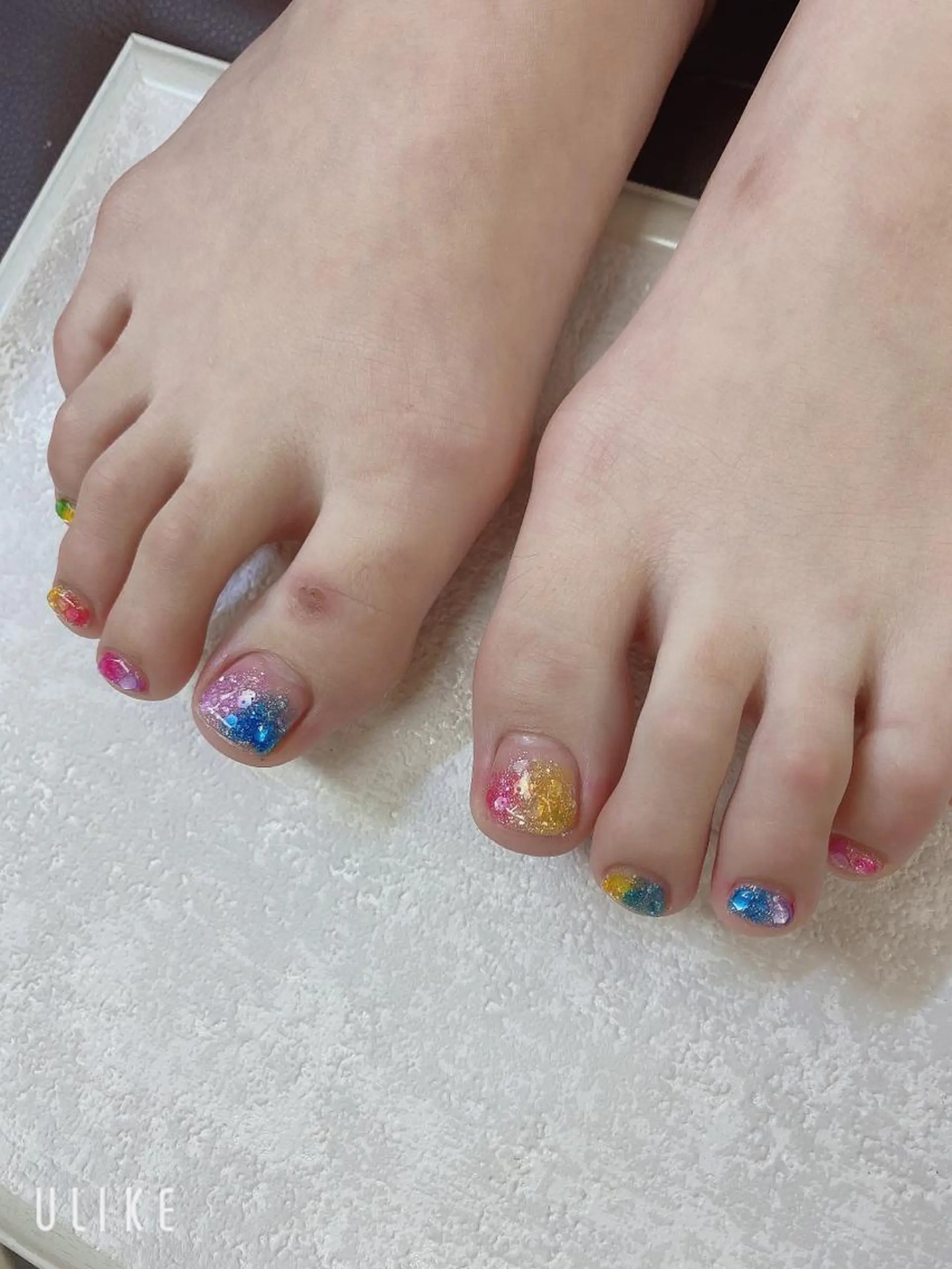 ショート フットネイル JNA認定講師🌸 RIEのネイルデザイン