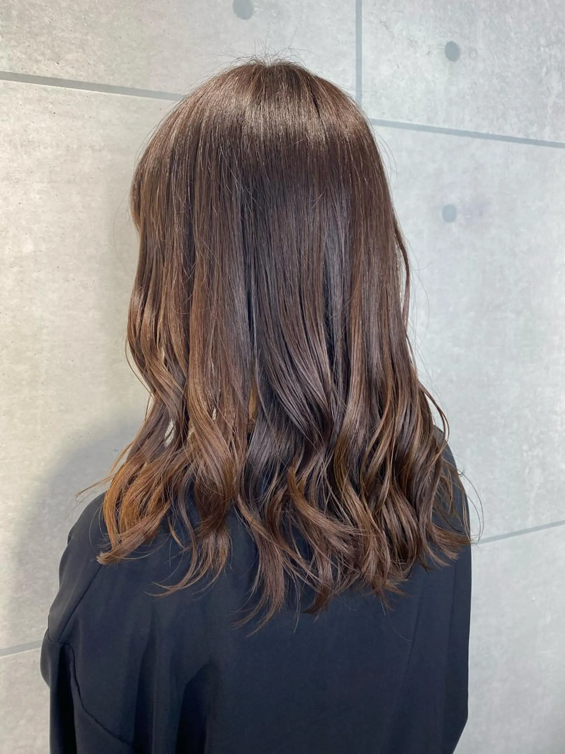 セミロング カラー ブラウンカラー OZ designmarket所属・西船橋/唐澤 若菜𓂃 𓈒𓏸のヘアスタイル