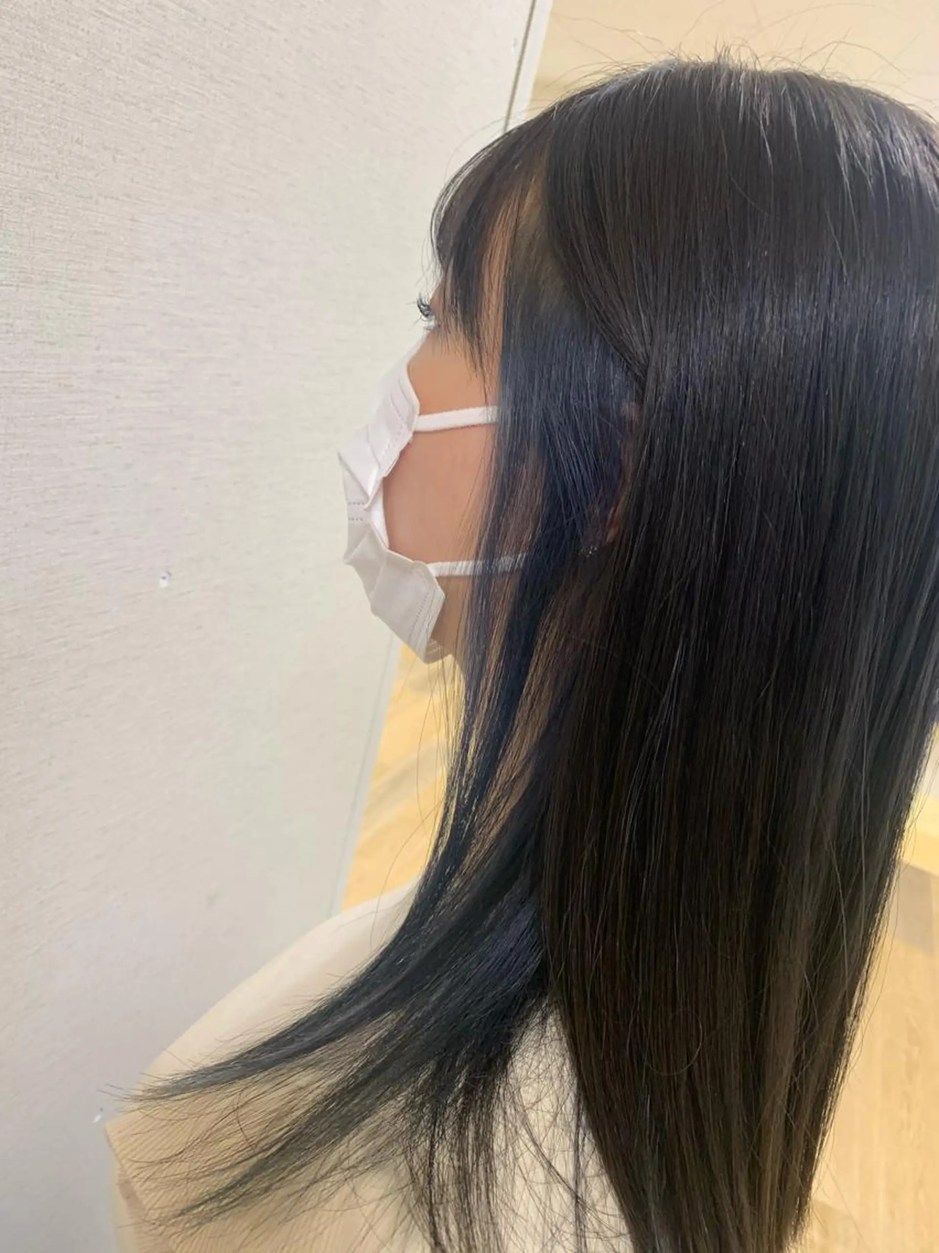 ロング カラー アッシュ ブルーカラー ブルーアッシュ 高橋友里亜 /フリーランスのヘアスタイル