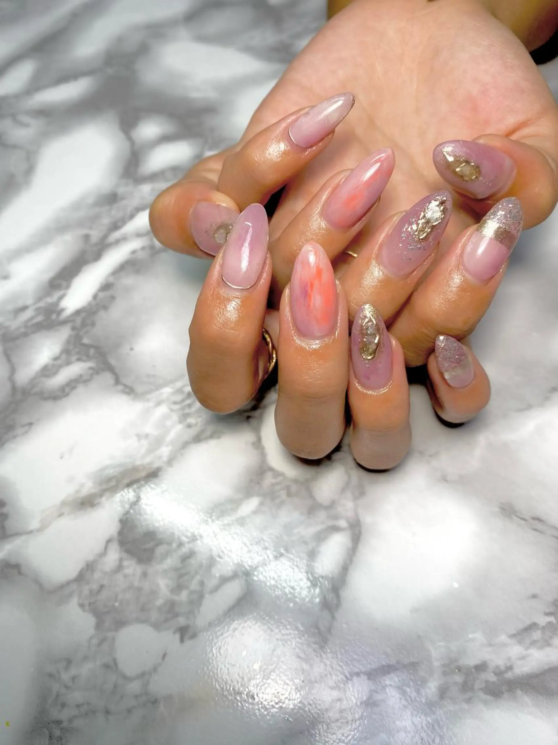 ネイル ロングネイル ハンドネイル nail salon "a"のネイルデザイン