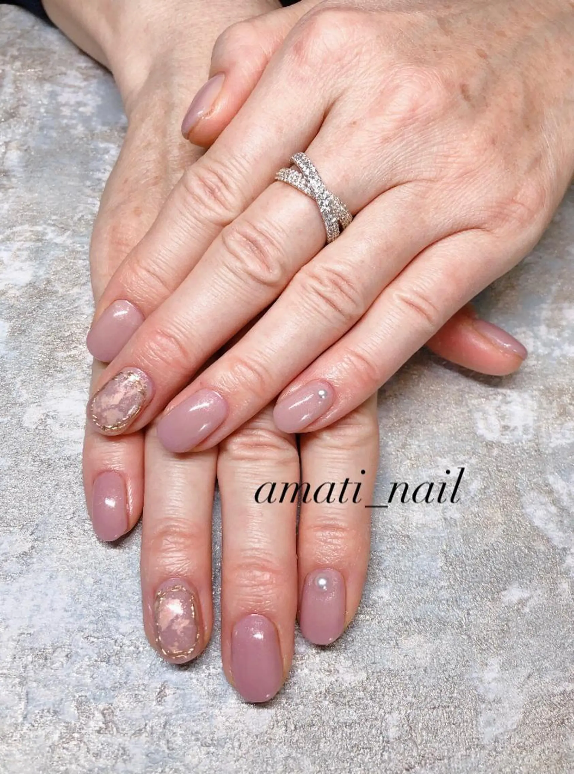 ネイル アートネイル シンプルネイル ハンドネイル amati_nail TAKAKOのネイルデザイン