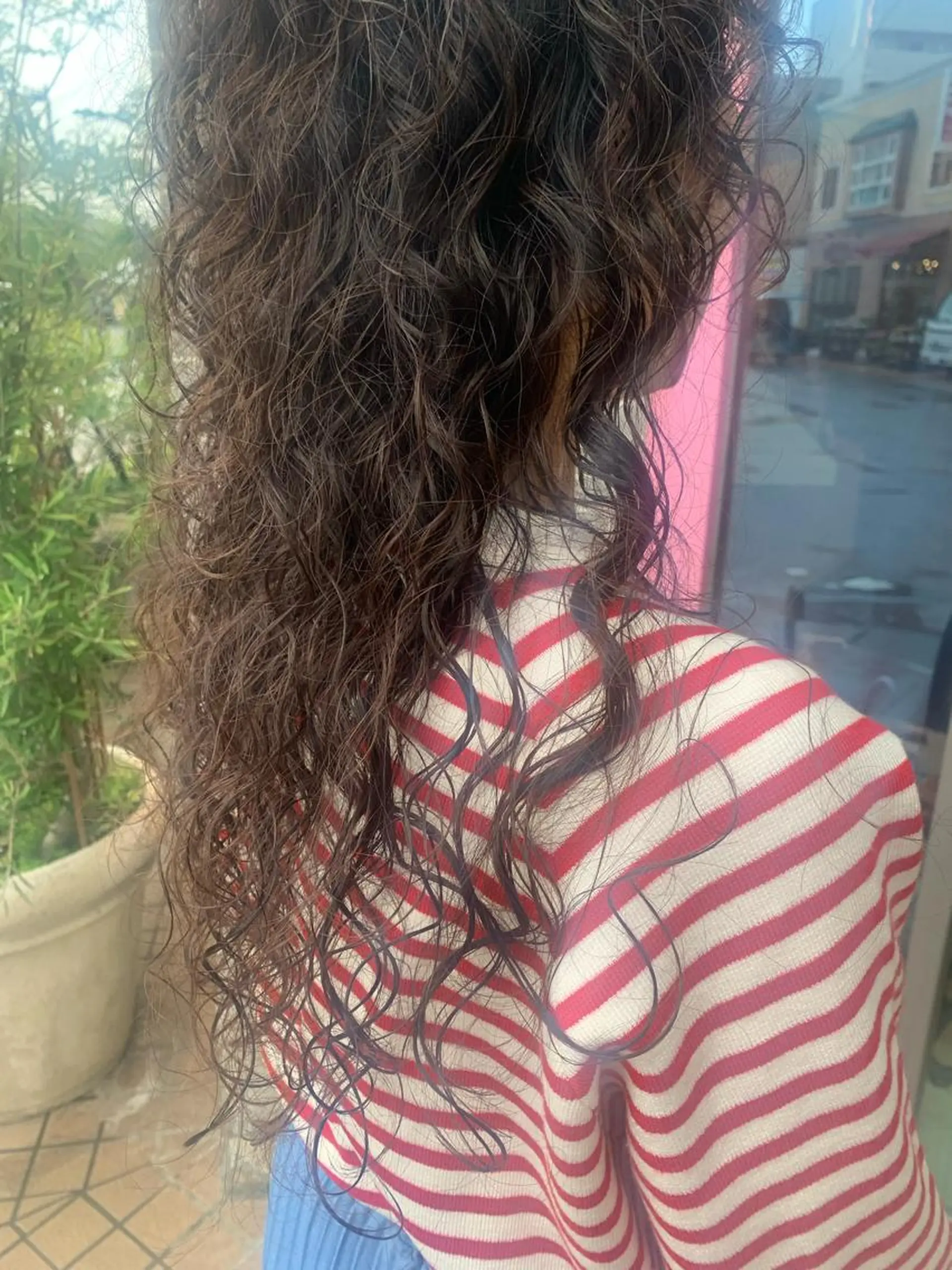 ロング パーマ カット トリートメント ヘッドスパ ヘアセット DiMPlE  ディンプル所属・🌸スタイリスト 山浦美恵のヘアスタイル