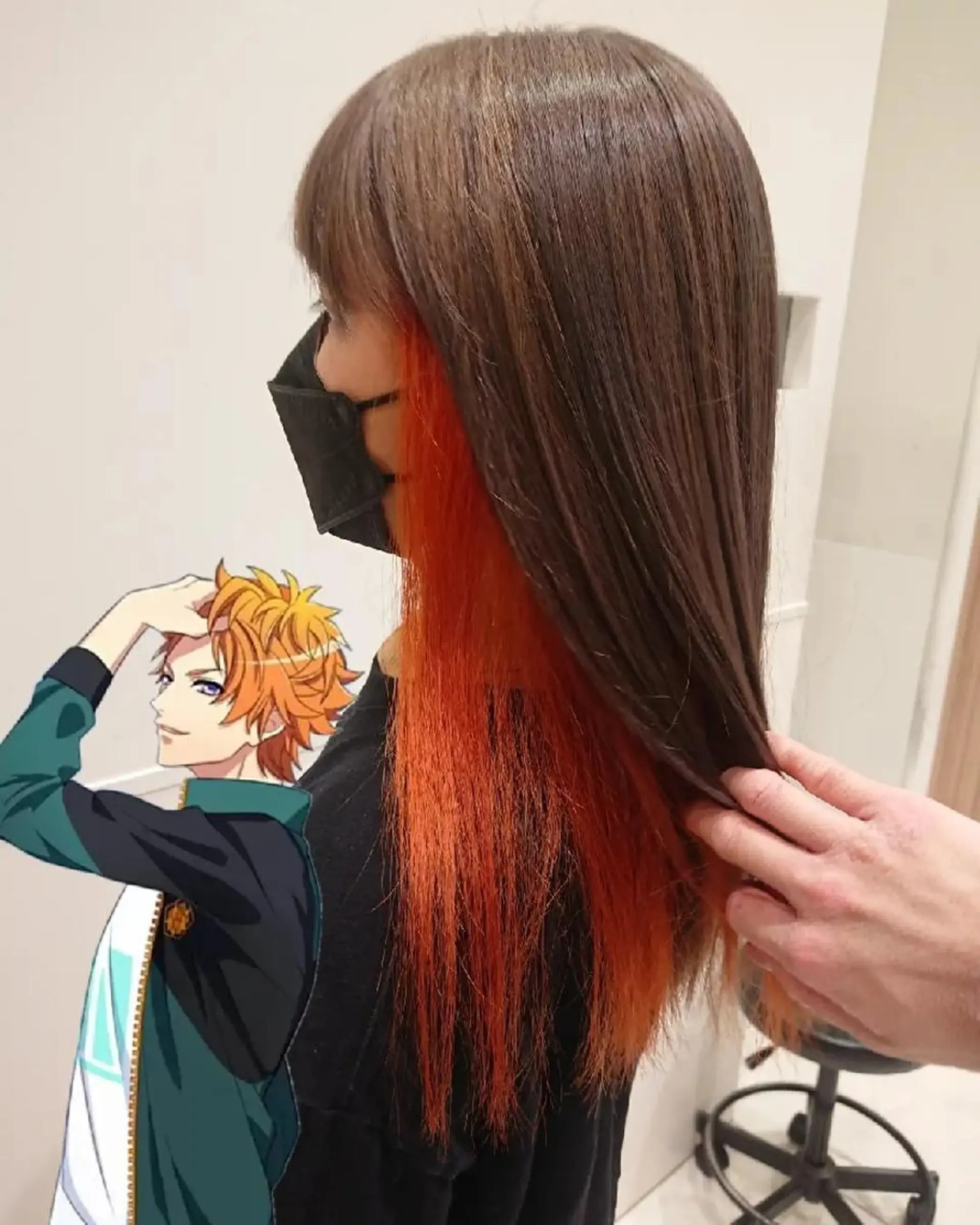 セミロング カラー ヘアカラー トリートメント あらげ 🌈推しカラー🌈ᵕのヘアスタイル