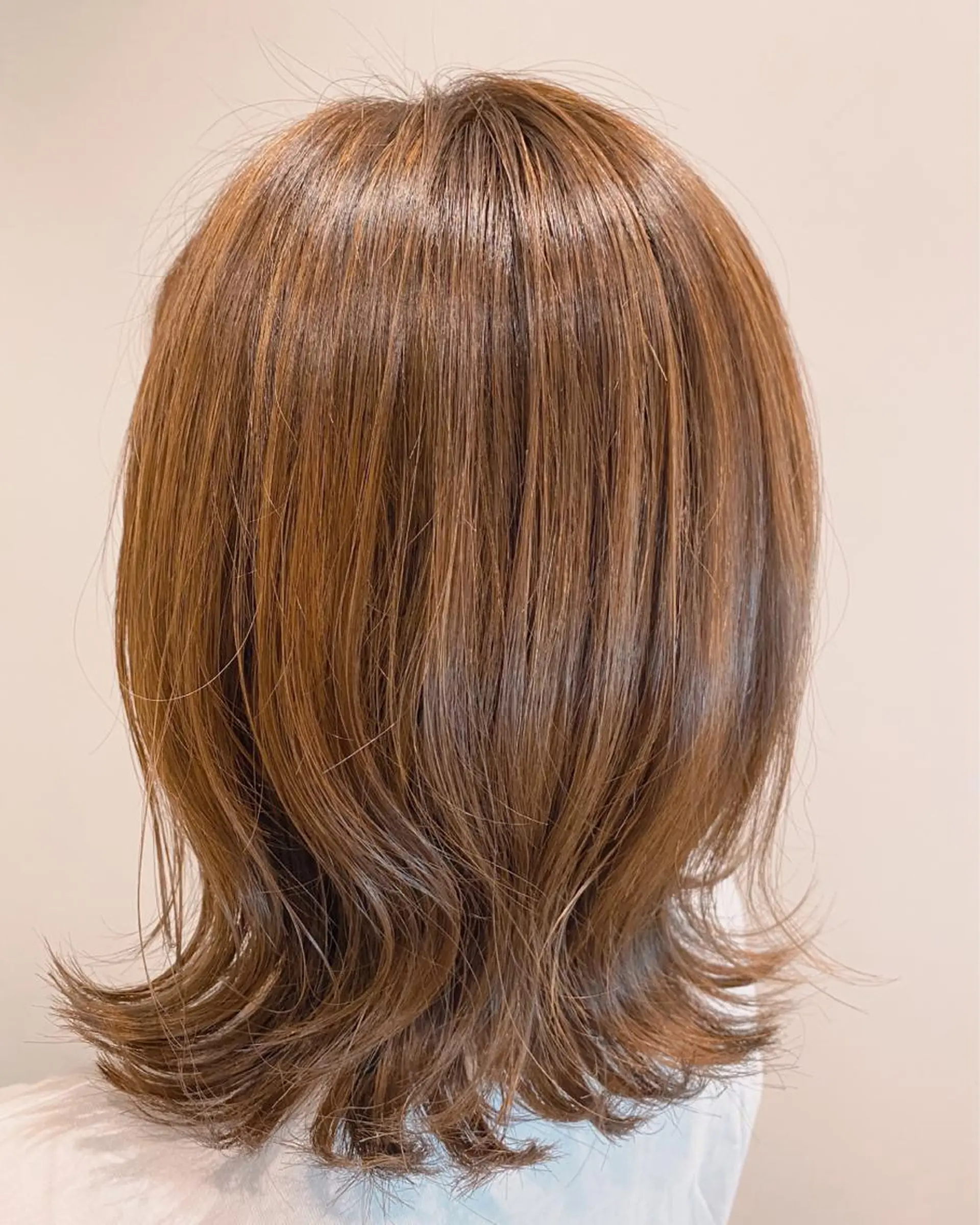ミディアム カラー ヘアカラー トリートメント 🌹艶髪カラー🌹 津田晴加【西荻窪】のヘアスタイル