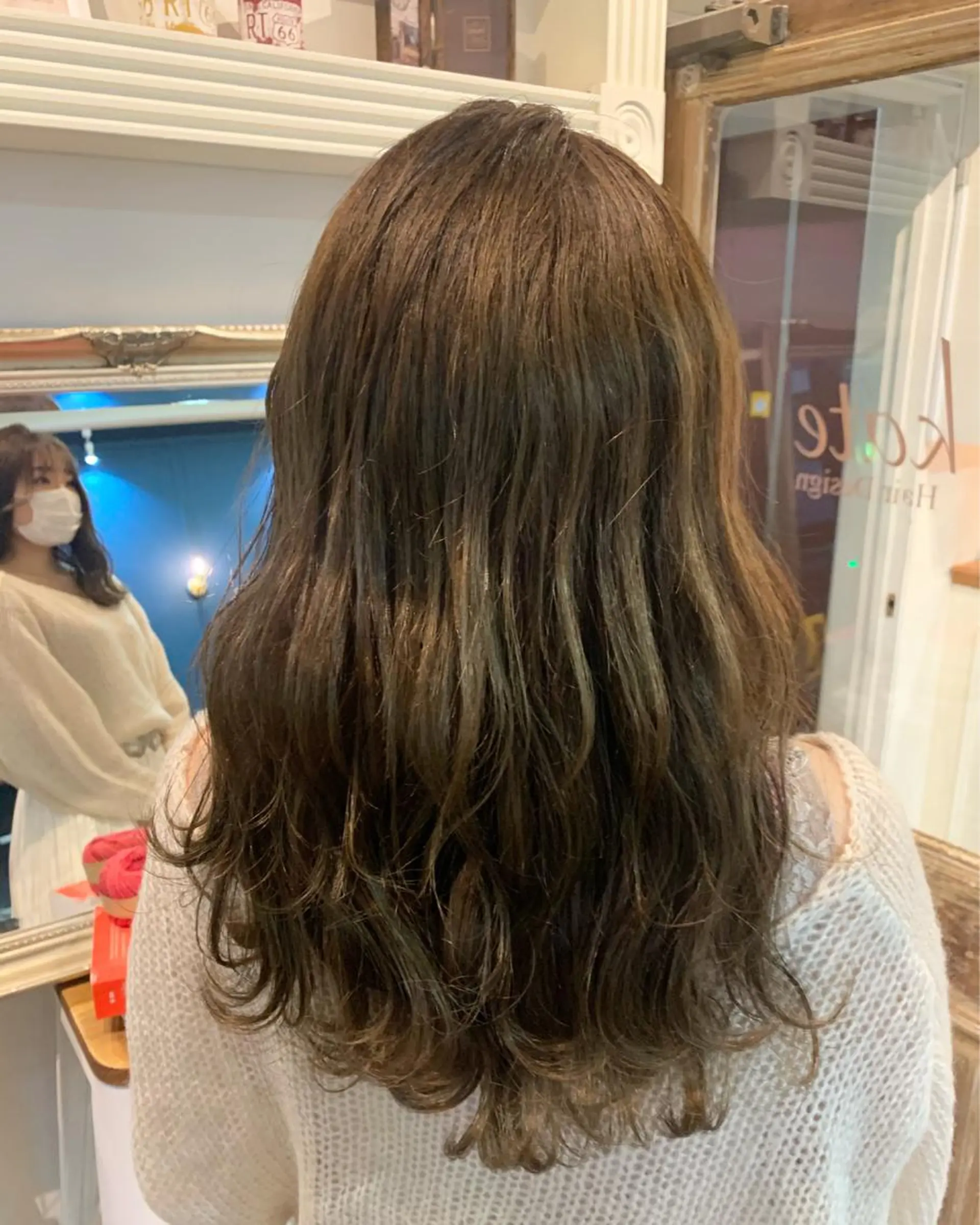 ロング アッシュ ヘアカラー トリートメント ヘッドスパ ヘアセット 大宮/山口 竣也のヘアスタイル