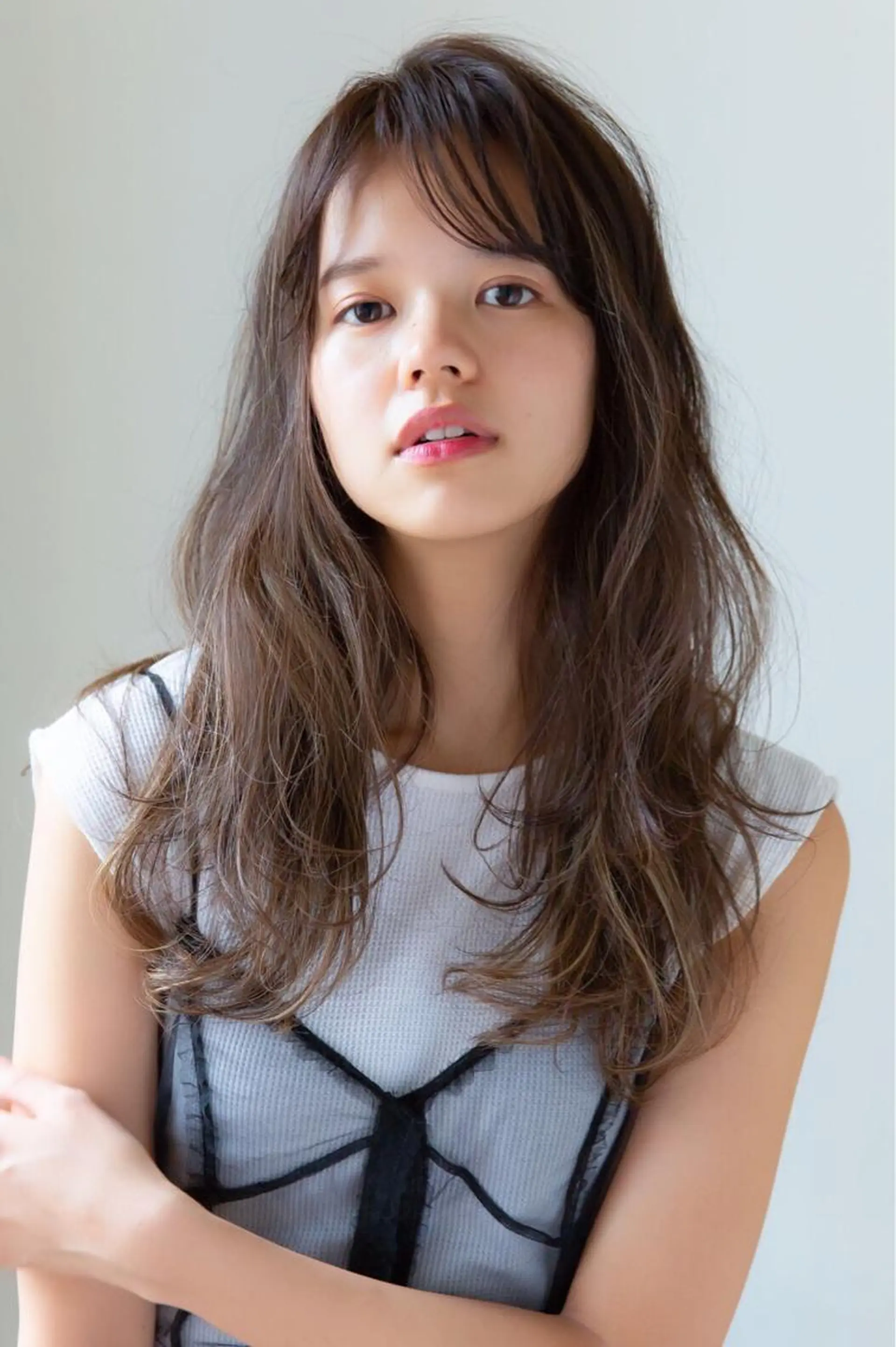 ロング レイヤーカット 💁‍♂️メンズカッ トパーマ💈大田涼華のヘアスタイル