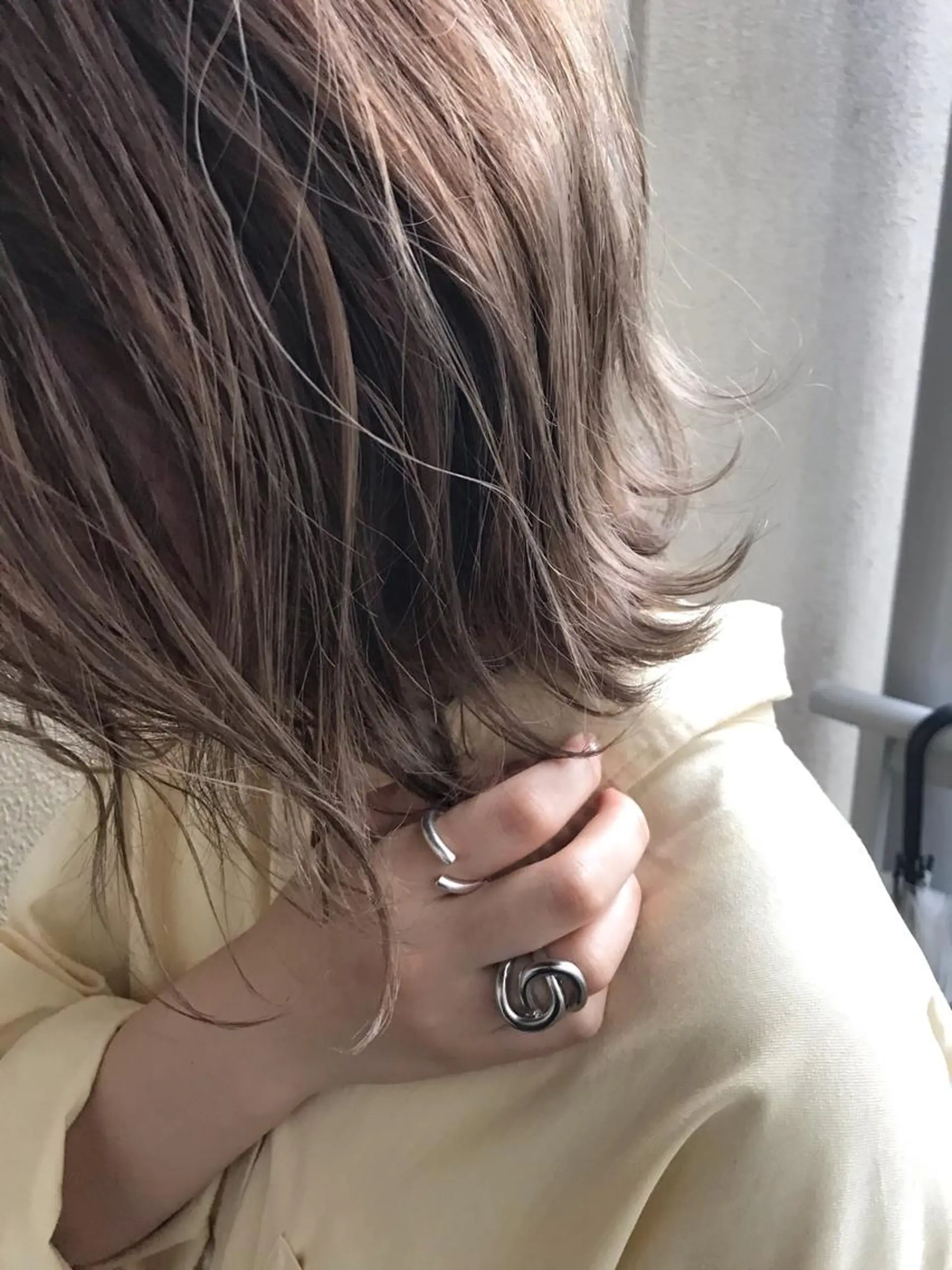 ミディアム ハイライト カット ヘアカラー カラーリスト菅野 竜矢🌈のヘアスタイル