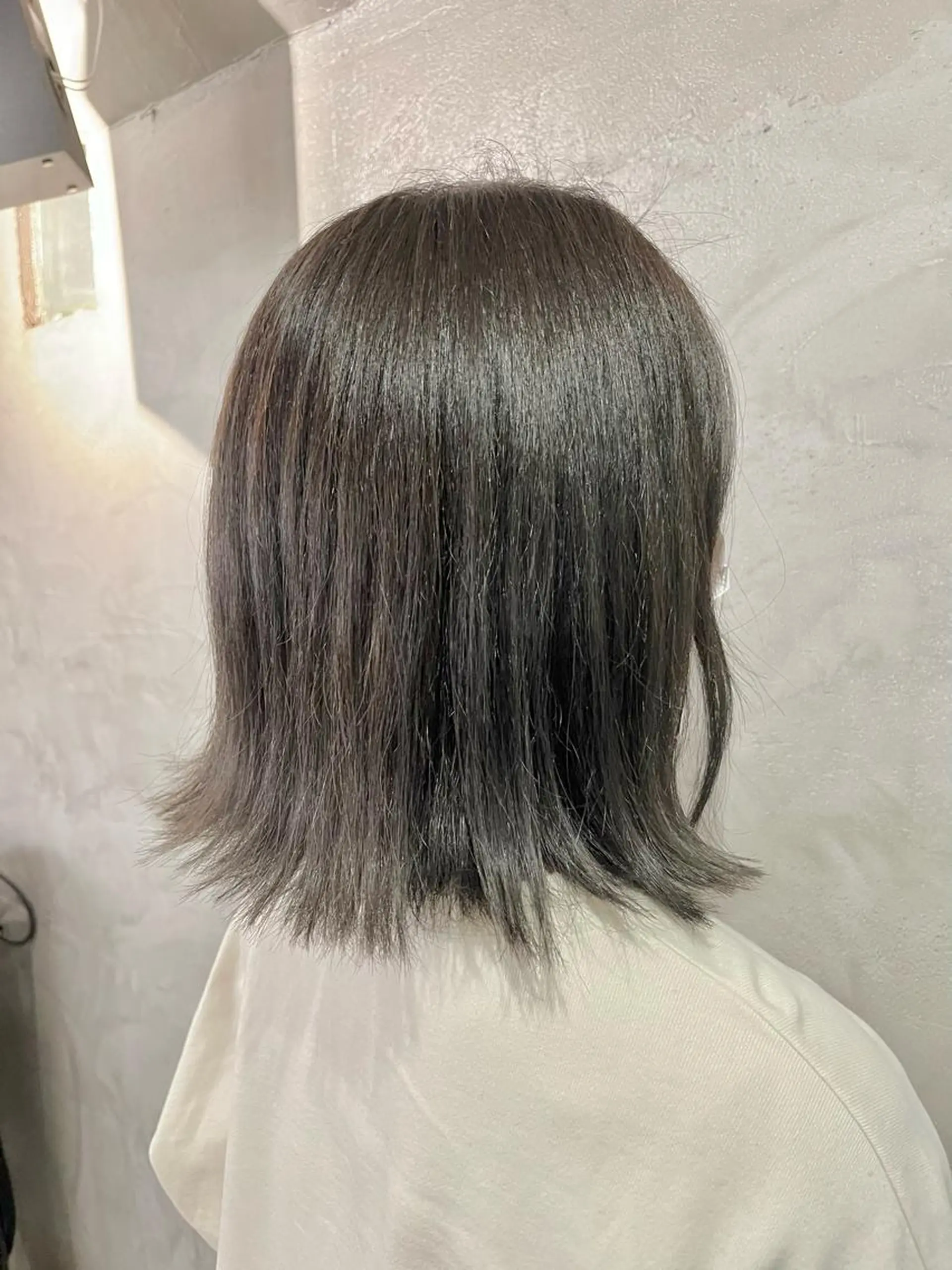 ミディアム カラー グラデーションカラー FUJINO RYOのヘアスタイル