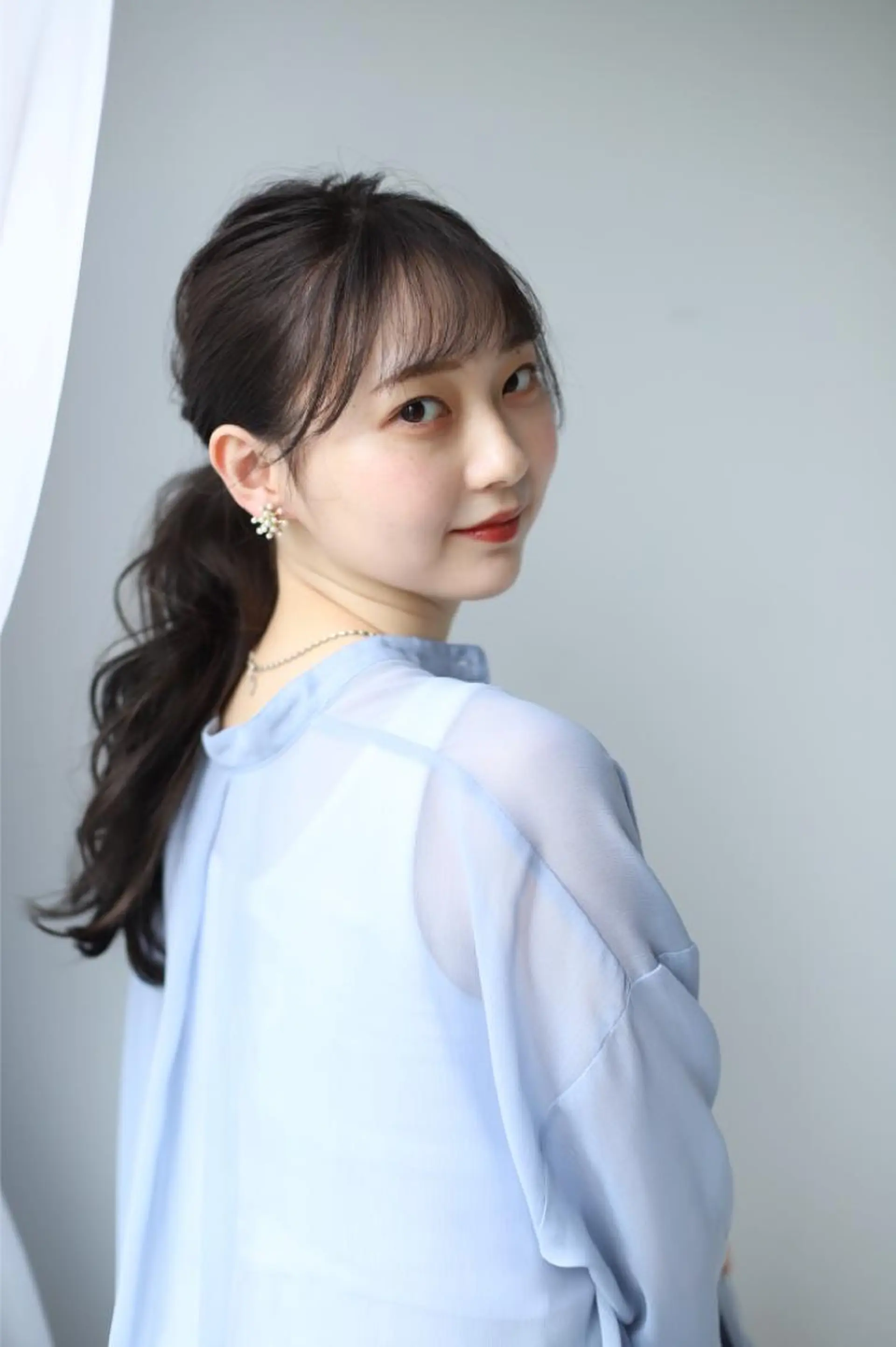 セミロング カラー ヘアアレンジ ヘッドスパ 韓国/ヘアアレンジ/ 髪質改善/夏美のヘアスタイル