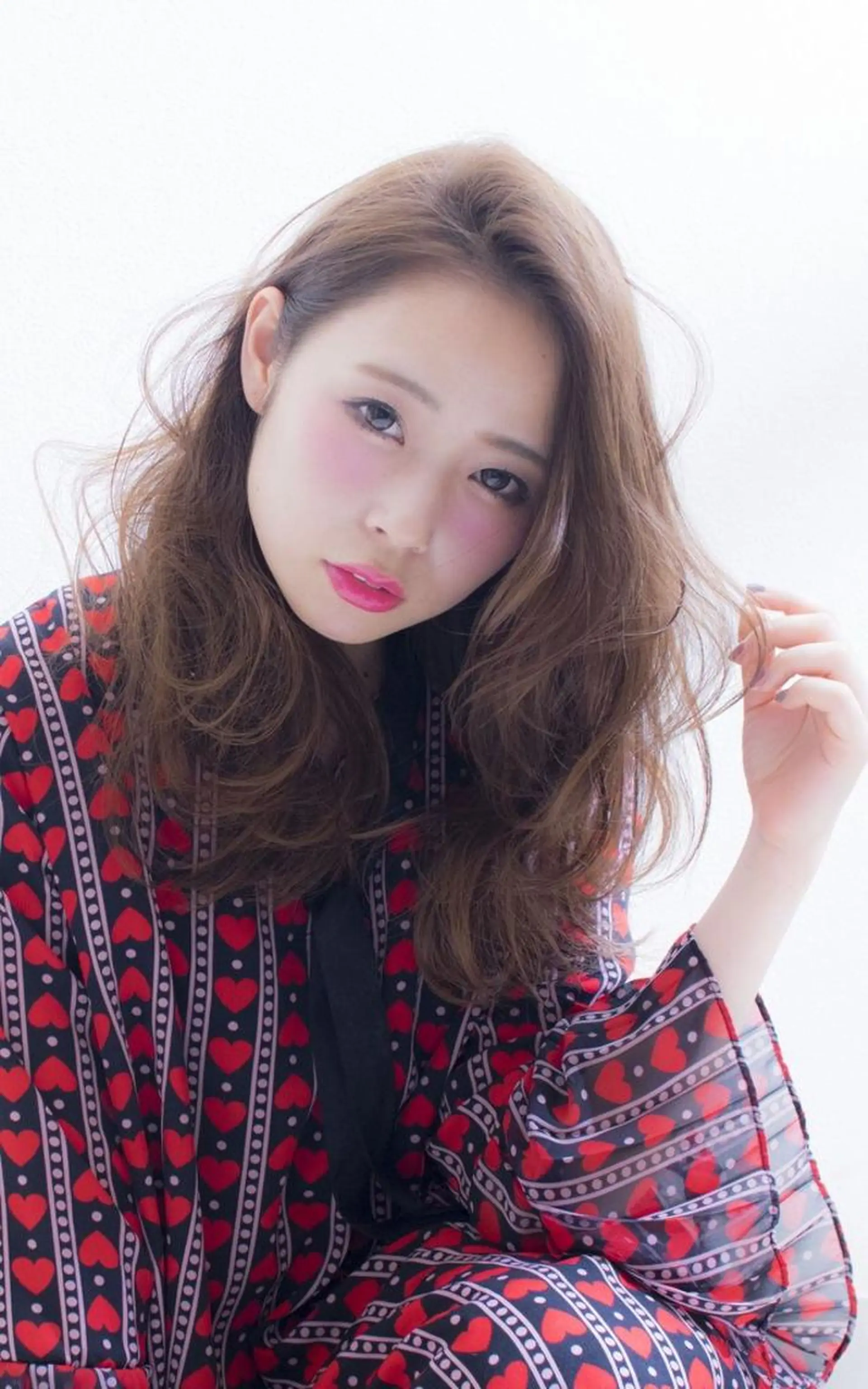 セミロング Agu  hair rupia 金沢店所属・金沢美容室/ 艶髪/夜営業/JINのヘアスタイル