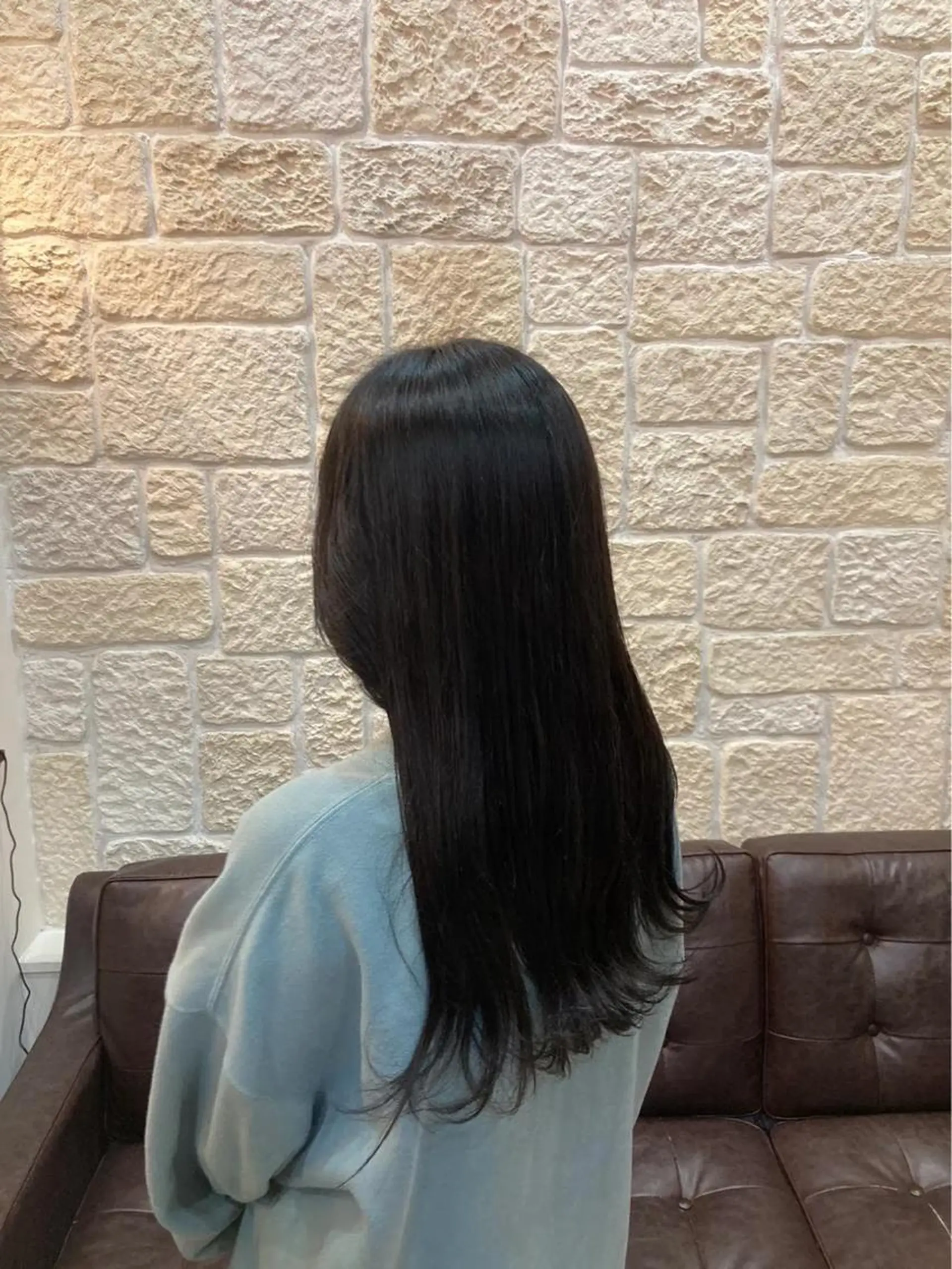 ロング カラー 石田 桃花のヘアスタイル