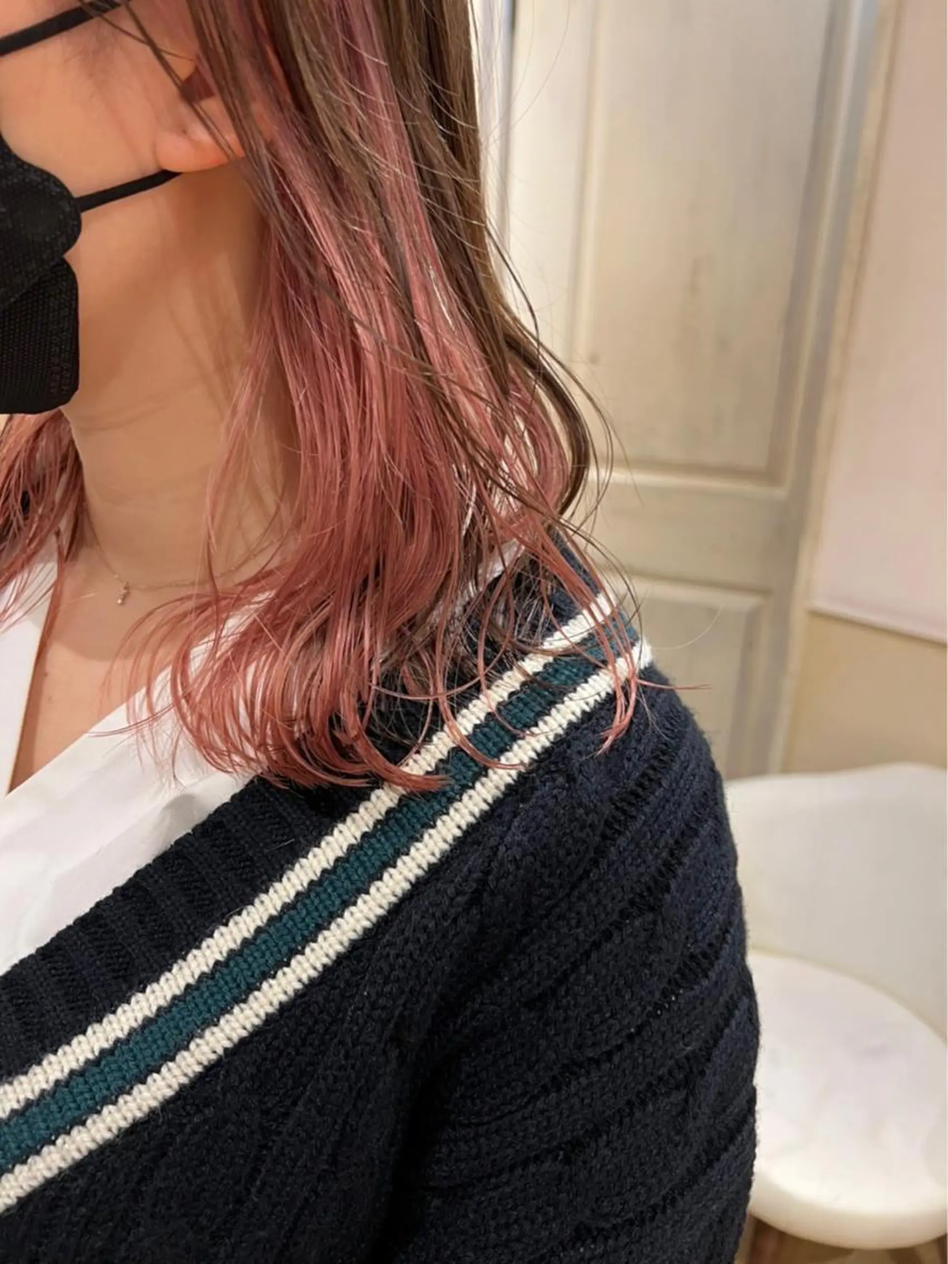 ロング カラー ヘアカラー トリートメント ヘアセット 👑メンズパーマの 天才店長望月👑のヘアスタイル