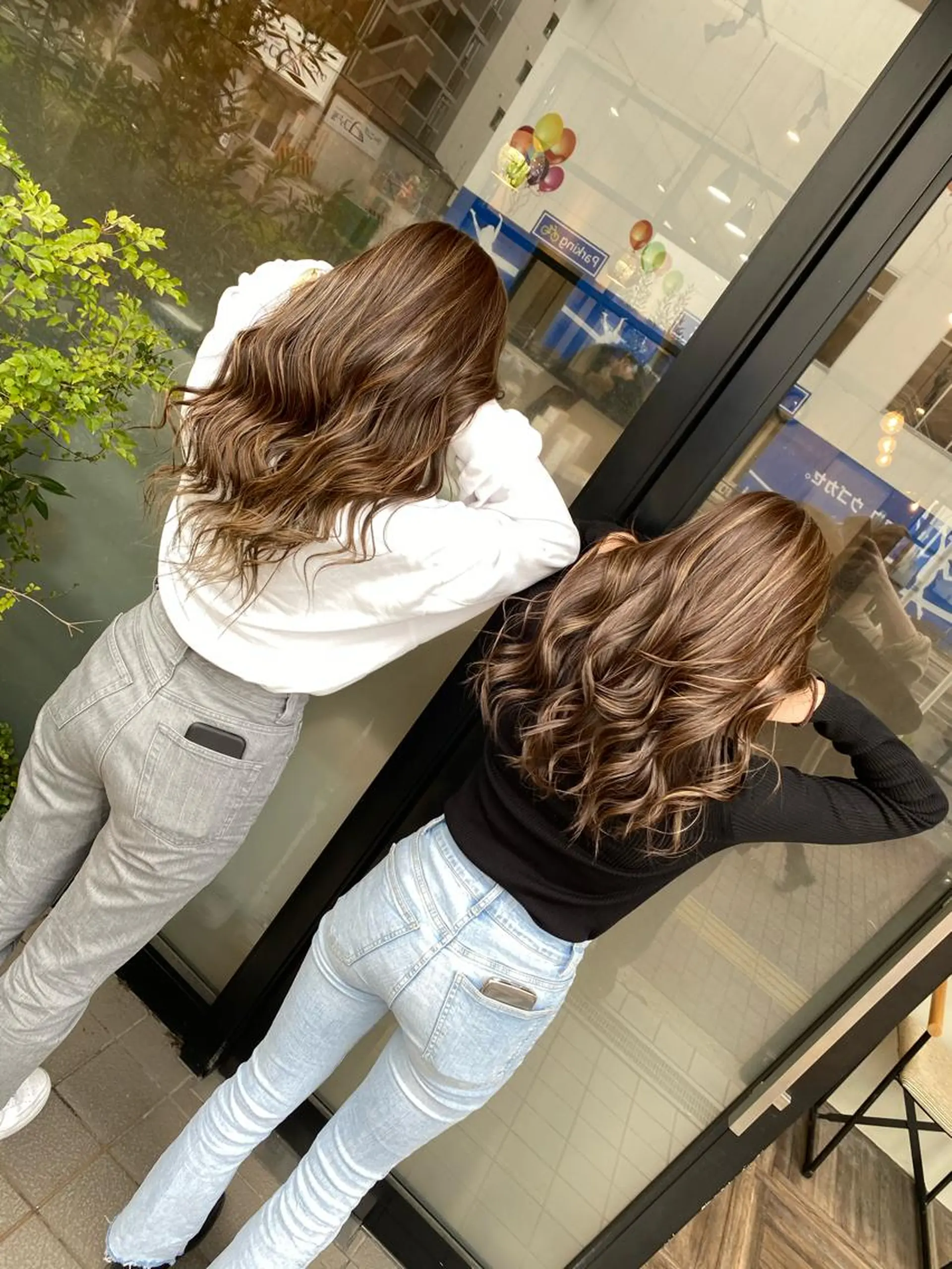 ロング カラー ヘアアレンジ カット ヘアカラー トリートメント Belle hair Design青野大貴のヘアスタイル