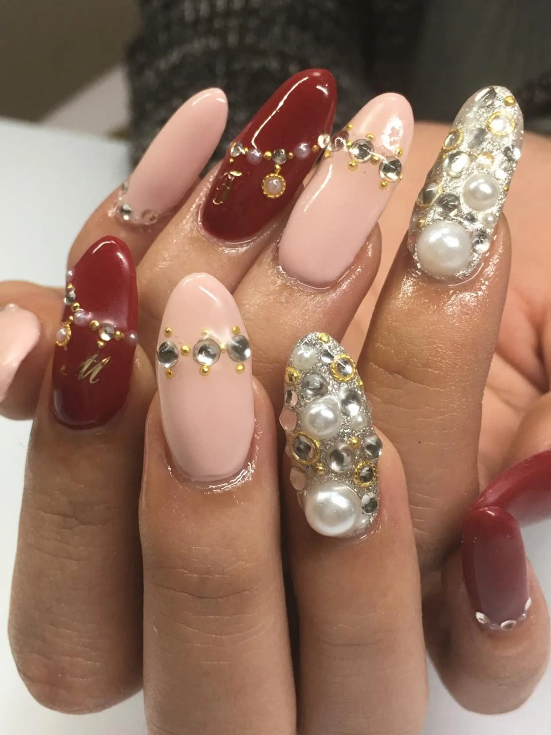 ネイル 長さ出し スカルプネイル ハンドネイル glow_ nailのネイルデザイン
