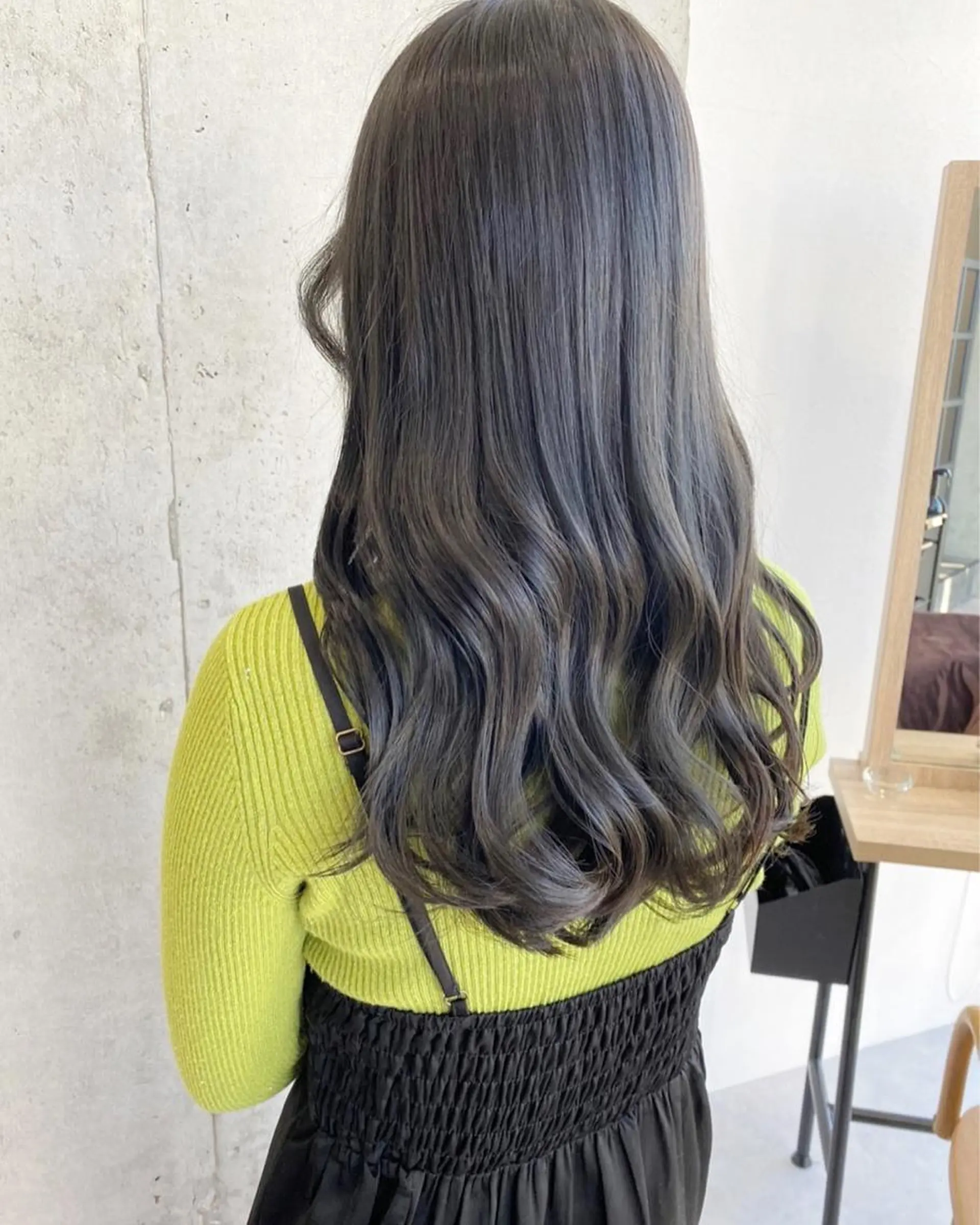 ロング カラー アッシュ アッシュブラウン ブラウンカラー 韓国風ヘア ヘアカラー トリートメント ✨透明感カラー 恵比寿HAYATO✨のヘアスタイル