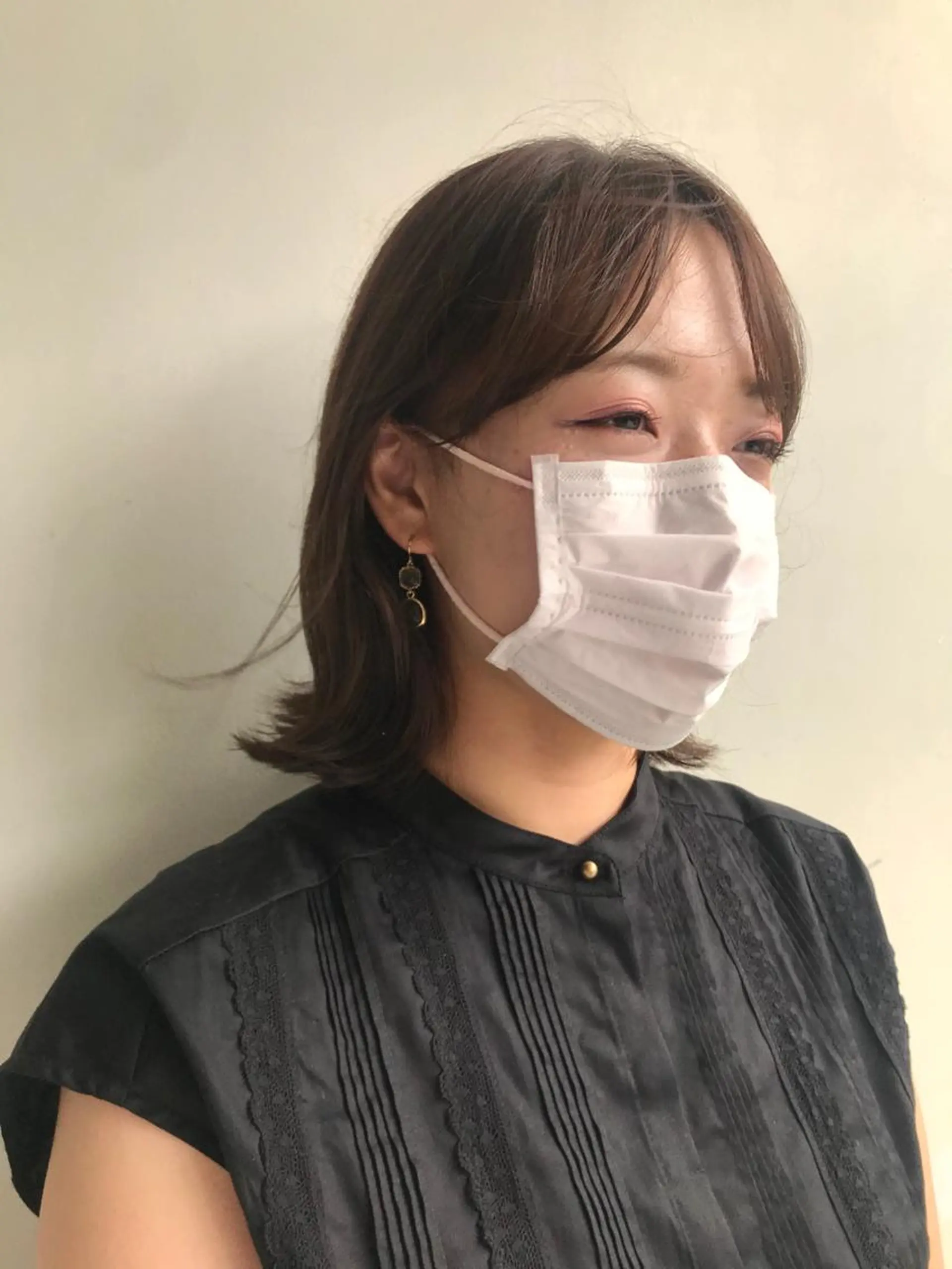 ミディアム アッシュ 外国人風カラー ヨシンモリ 韓国風ヘア オルチャンヘア les baladins du miroir所属・🍃YURI 🍃のヘアスタイル