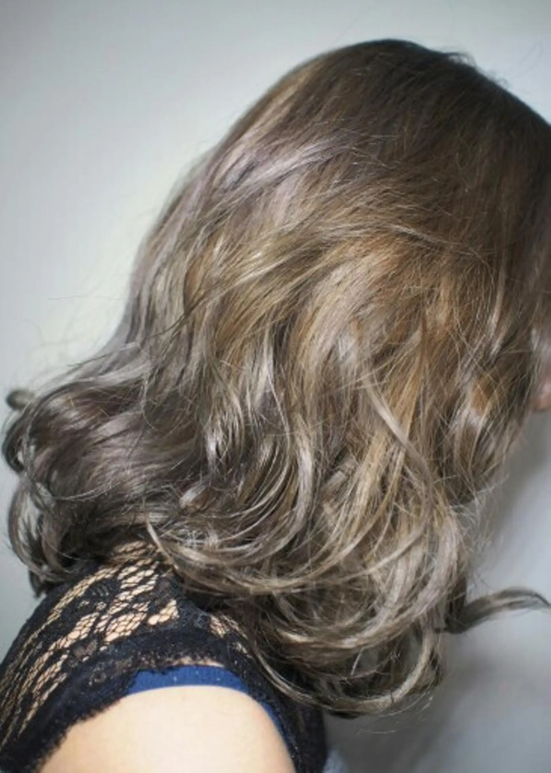 ミディアム ハイライト alpha. カラーエクステ下妻のヘアスタイル