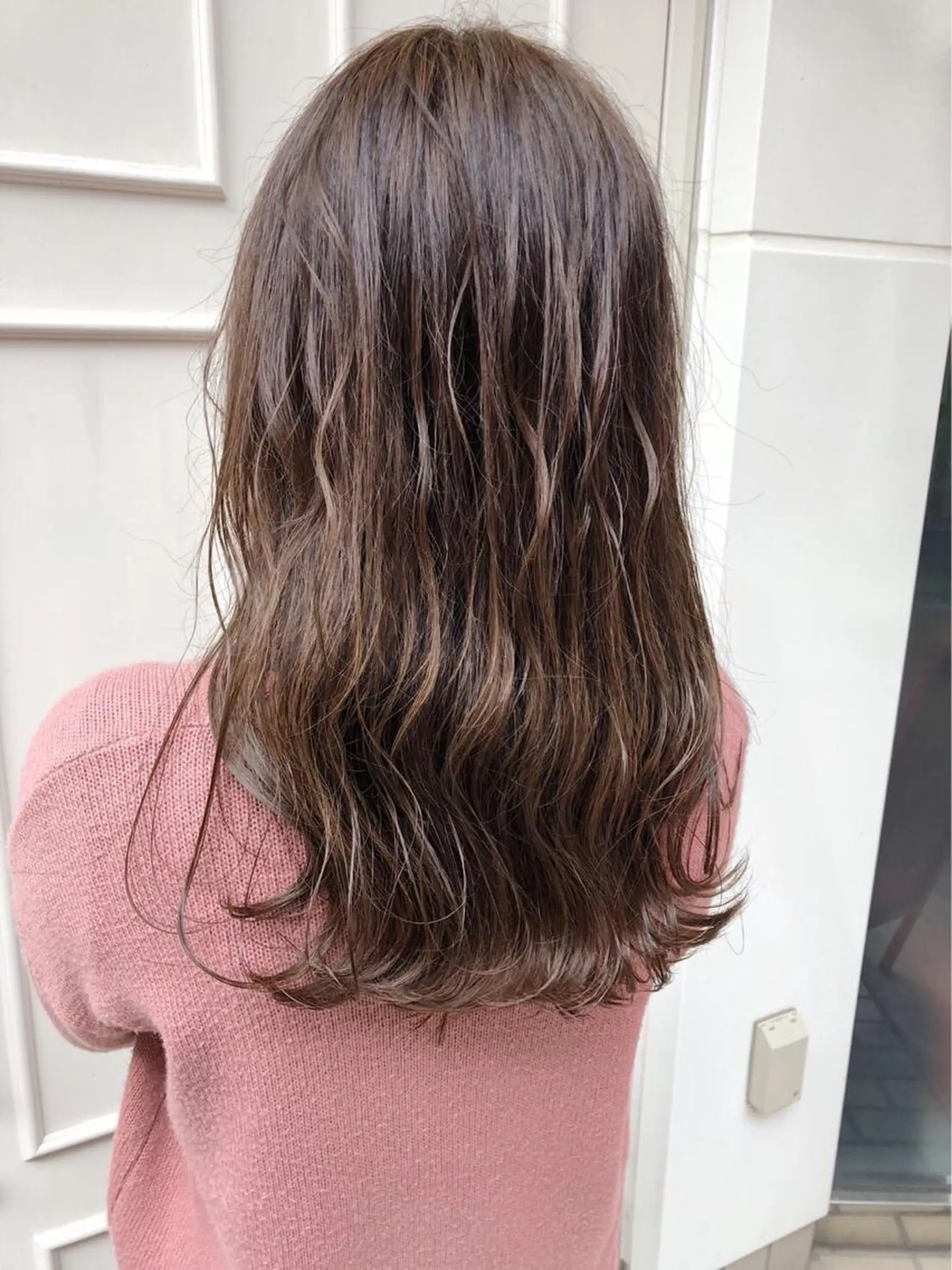 ミディアム カラー ベージュカラー 💈Blanco💈 カラー&ケア🌈のヘアスタイル
