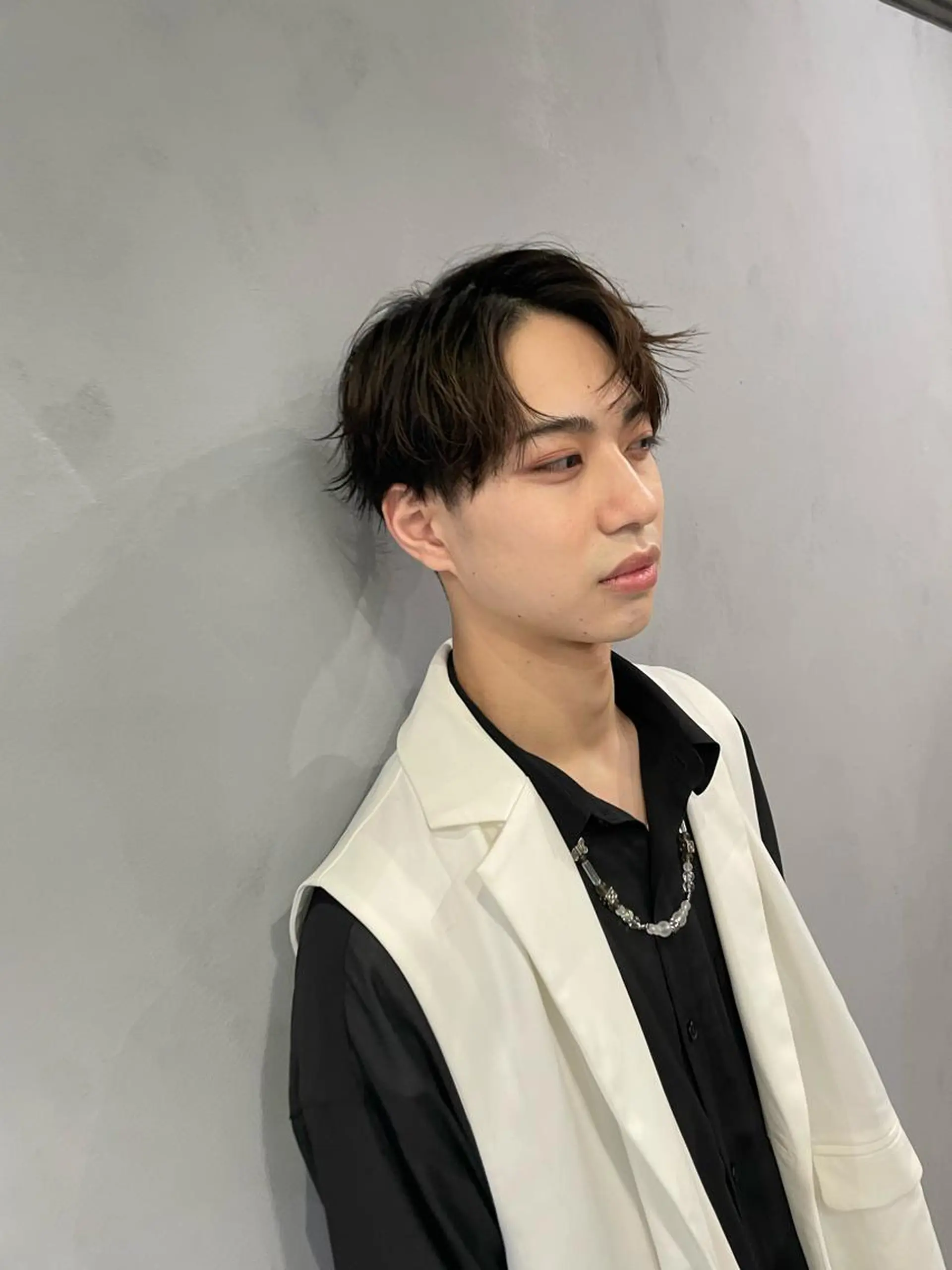 ショート ヘアアレンジ メンズ メンズ韓国風 韓国風ヘア メンズカット✂ レベッカ寺西優真のヘアスタイル