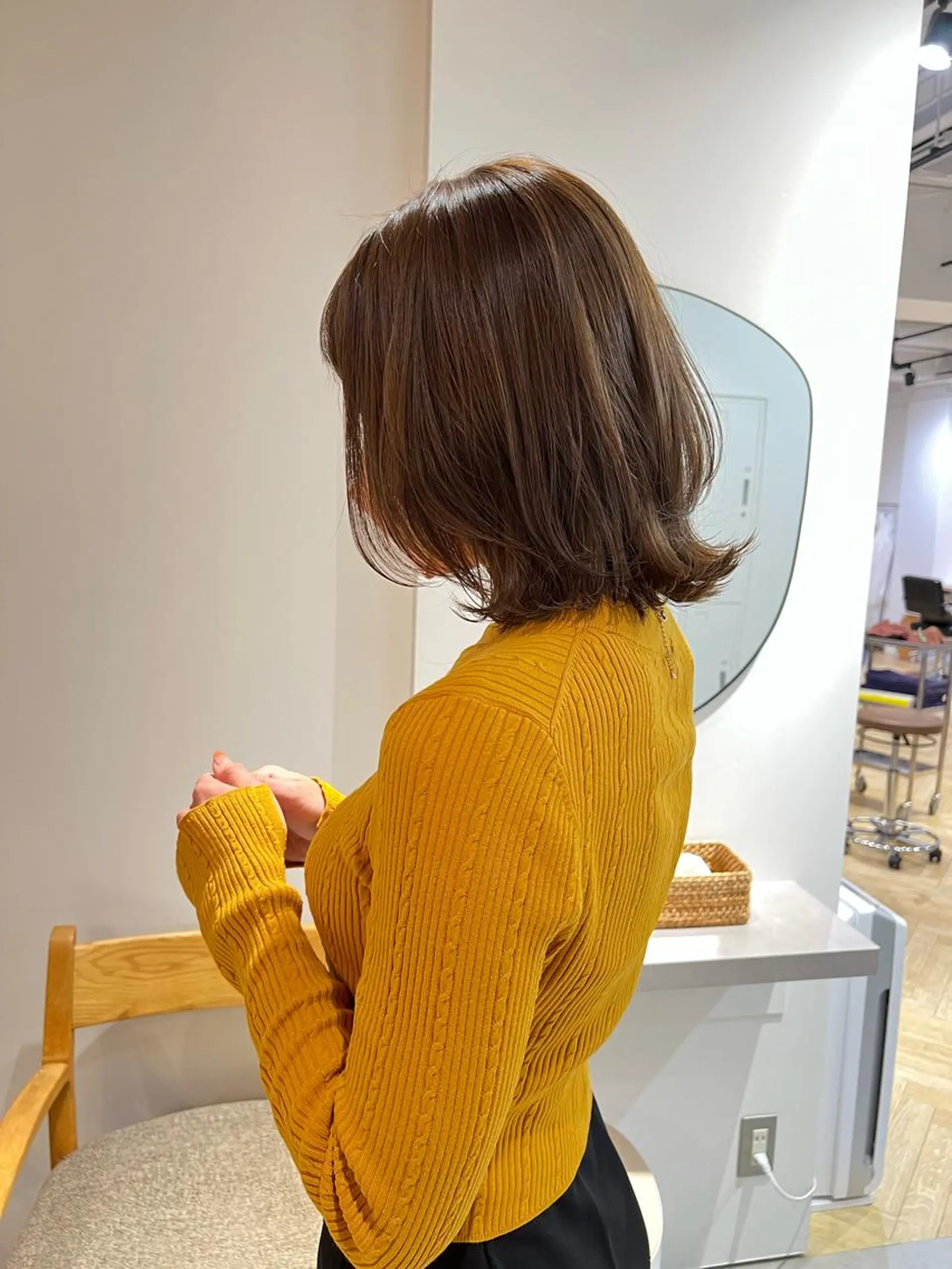 ミディアム カラー 三宅 昌太のヘアスタイル