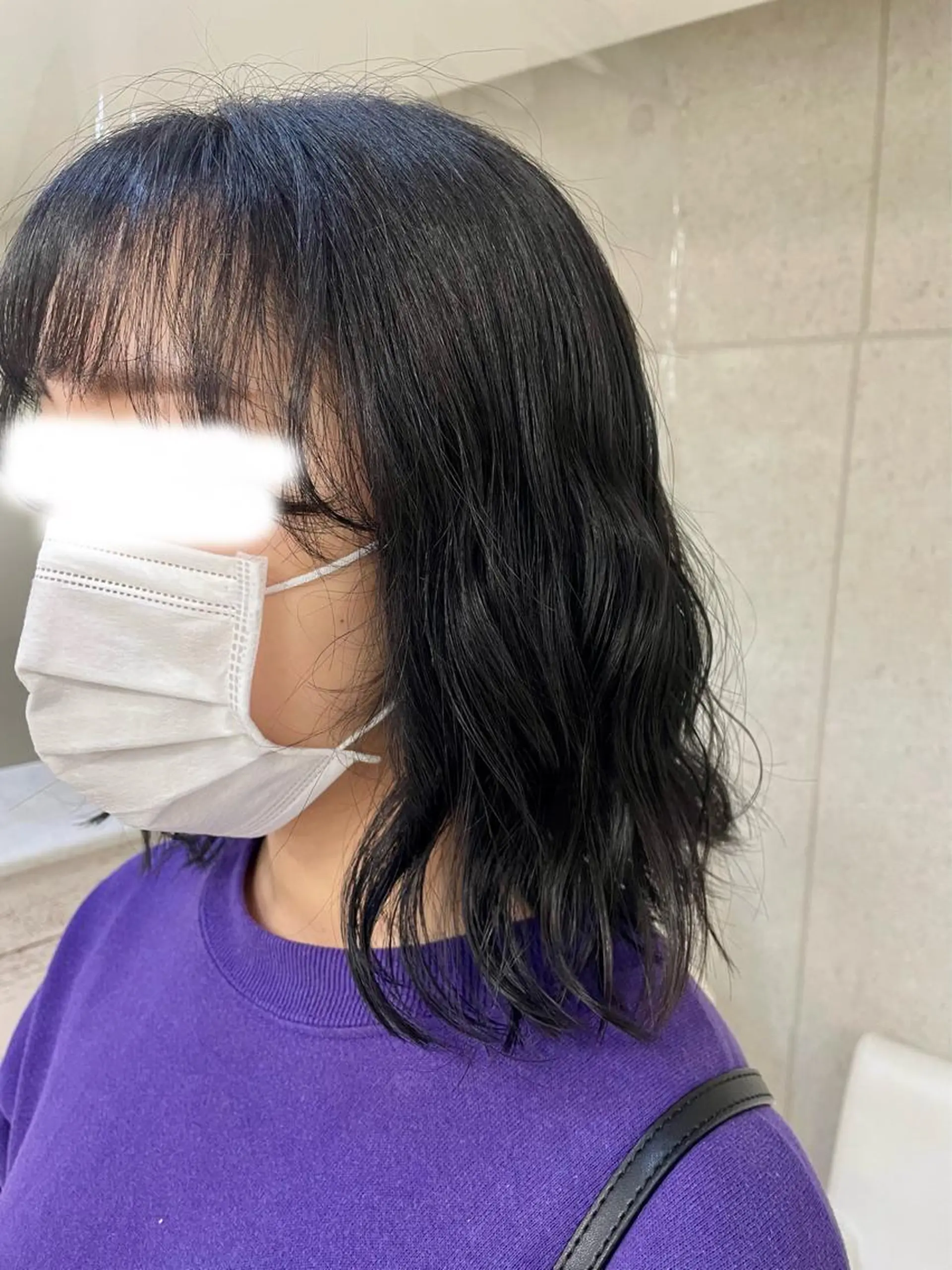 ミディアム カラー 簡単スタイリングヘア 💫ﾖｺﾊｼのヘアスタイル