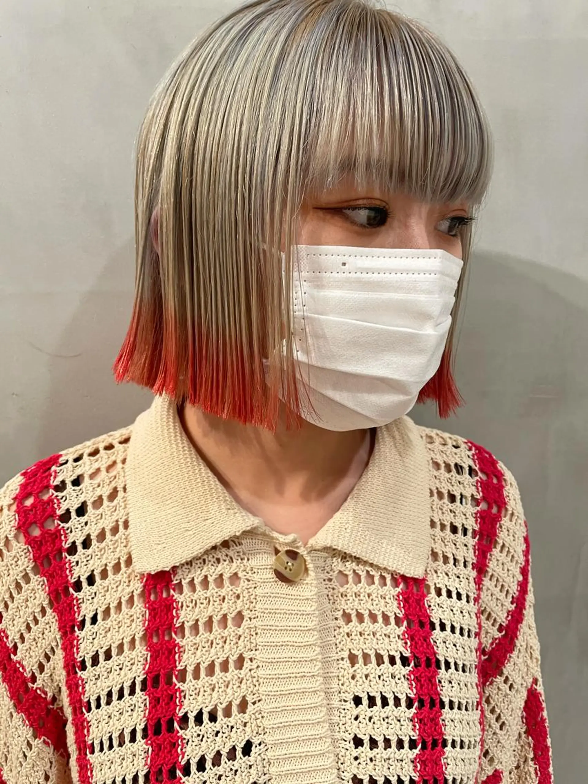 ショート カラー ヘアカラー トリートメント 優 作のヘアスタイル