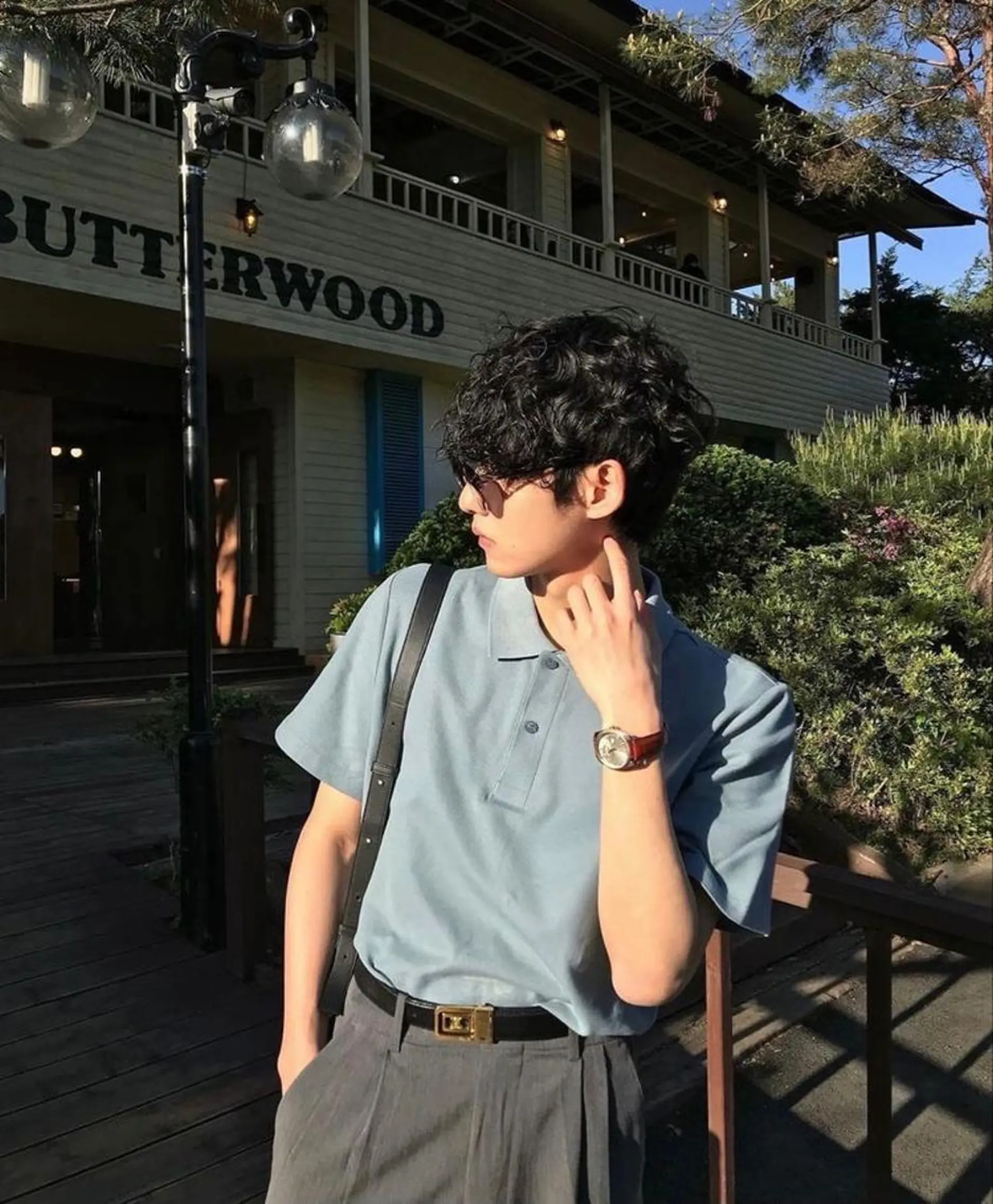 ショート パーマ メンズ 船橋🔸髪質改善 🔸艶髪カラー/蓮のヘアスタイル