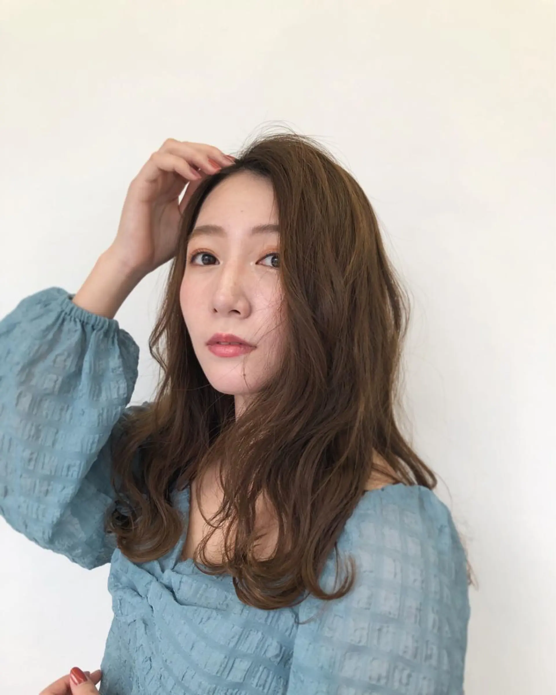 ロング カラー カット トリートメント 透け感カラー🫧 加納トモヒロのヘアスタイル