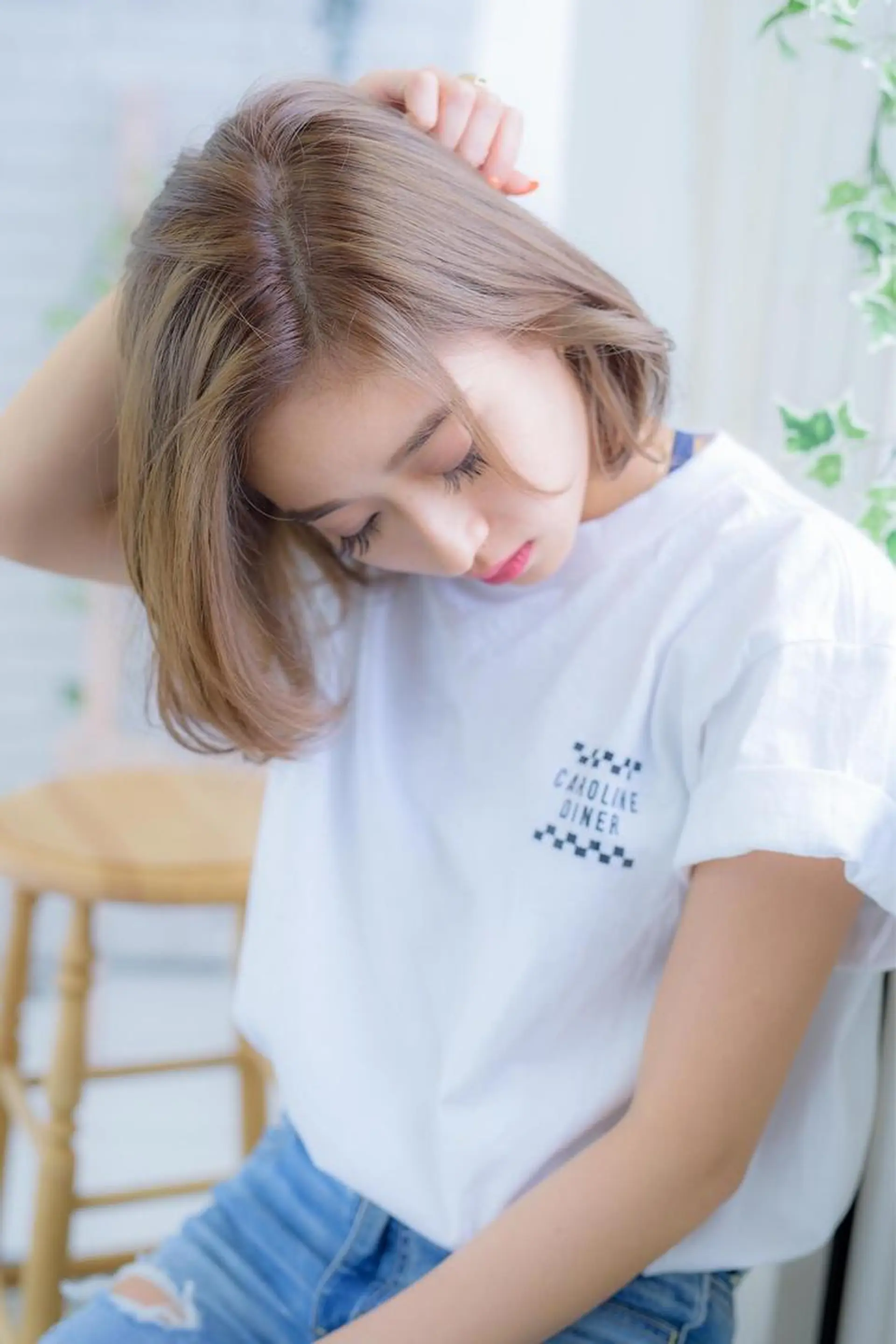 ミディアム カラー ヘアアレンジ ボブレイヤー アディクシーカラー アッシュ アッシュブラック アッシュブラウン カット ヘアカラー トリートメント ヘアセット ✨ハイクオリティ✨ 山本香也のヘアスタイル