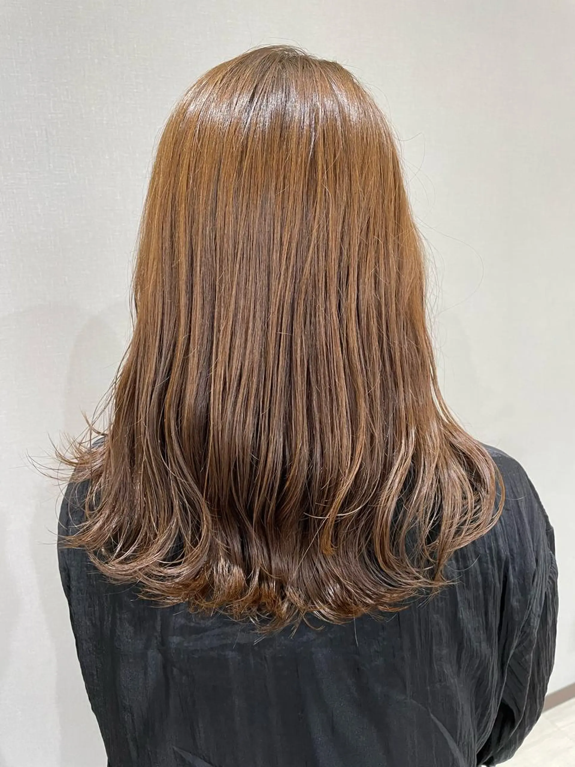 ミディアム カット ヘアカラー トリートメント hair salon rita 野々市所属・中野 幹也のヘアスタイル