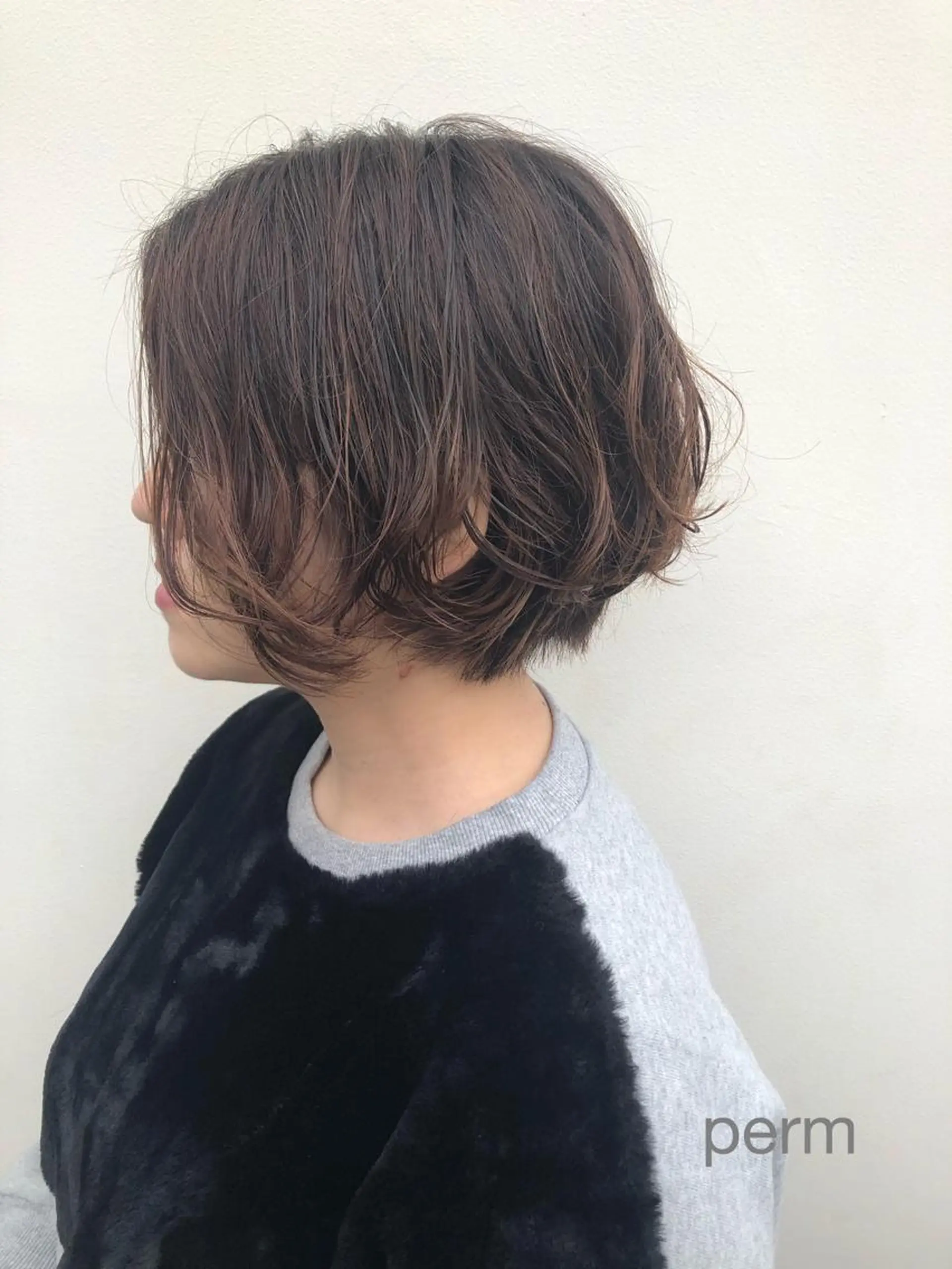 ショート パーマ ショートヘア トリートメント 森田 一平のヘアスタイル