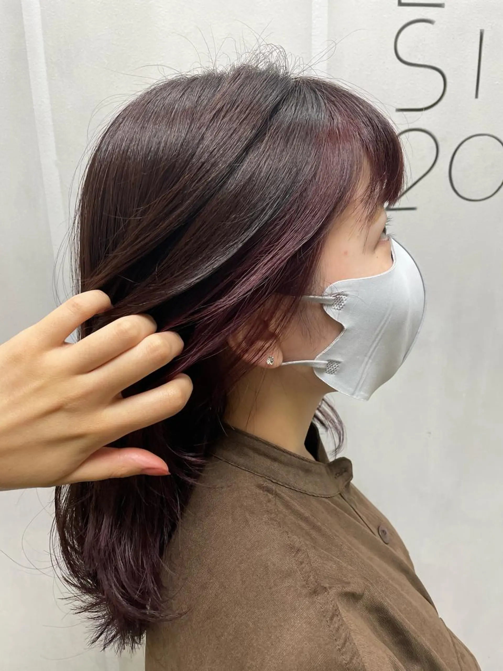 カラー ブリーチ カシス カット ヘアカラー 前田リサコ🌹 ✨艶髪職人のヘアスタイル