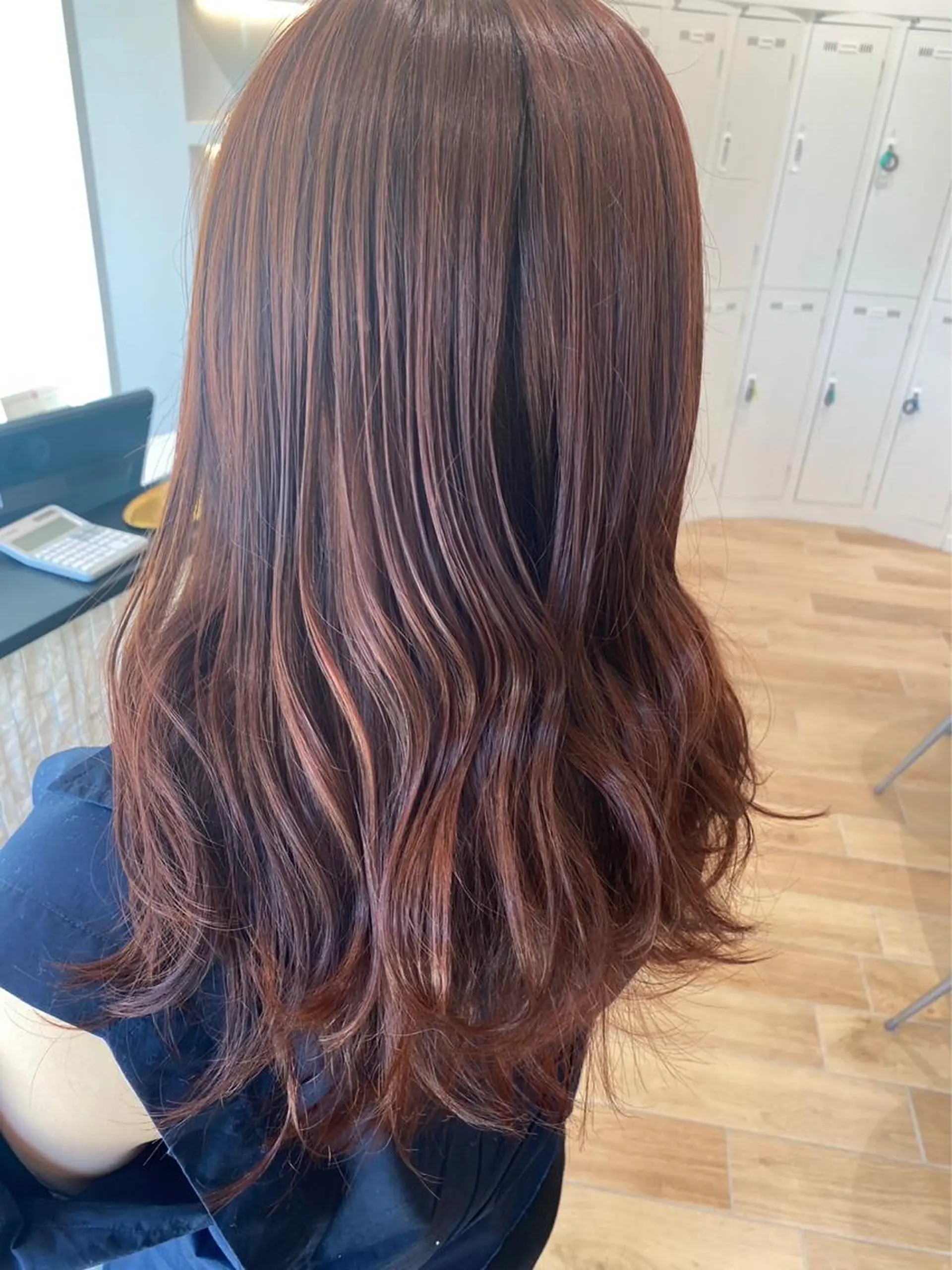 ロング カラー 垢抜け/レイヤー/ ハイトーン/アスナのヘアスタイル