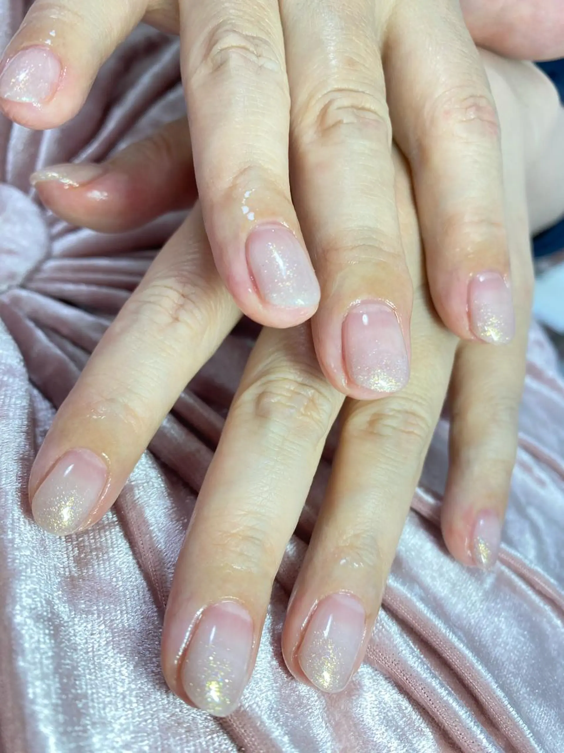 ネイル グラデーション オフィスネイル シンプルネイル Esthetic Will所属・will 有希のネイルデザイン