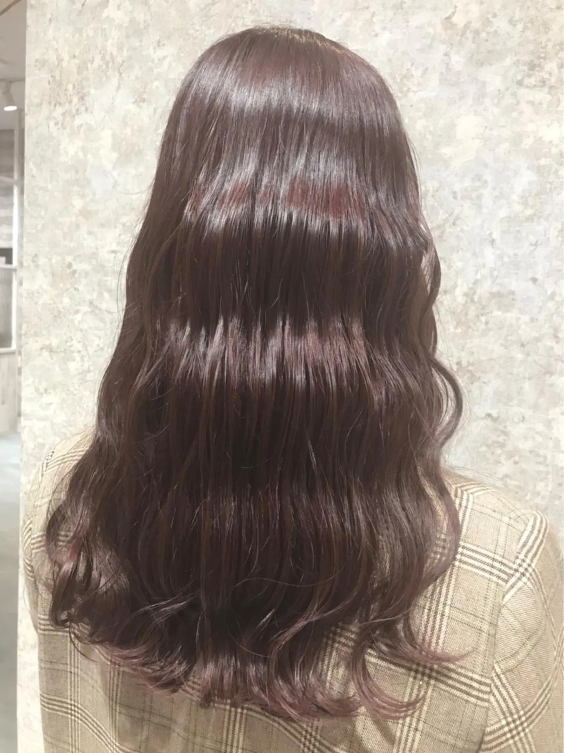 ロング カラー ブラウンカラー ピンクカラー ピンクブラウン 💈Blanco💈 カラー&ケア🌈のヘアスタイル