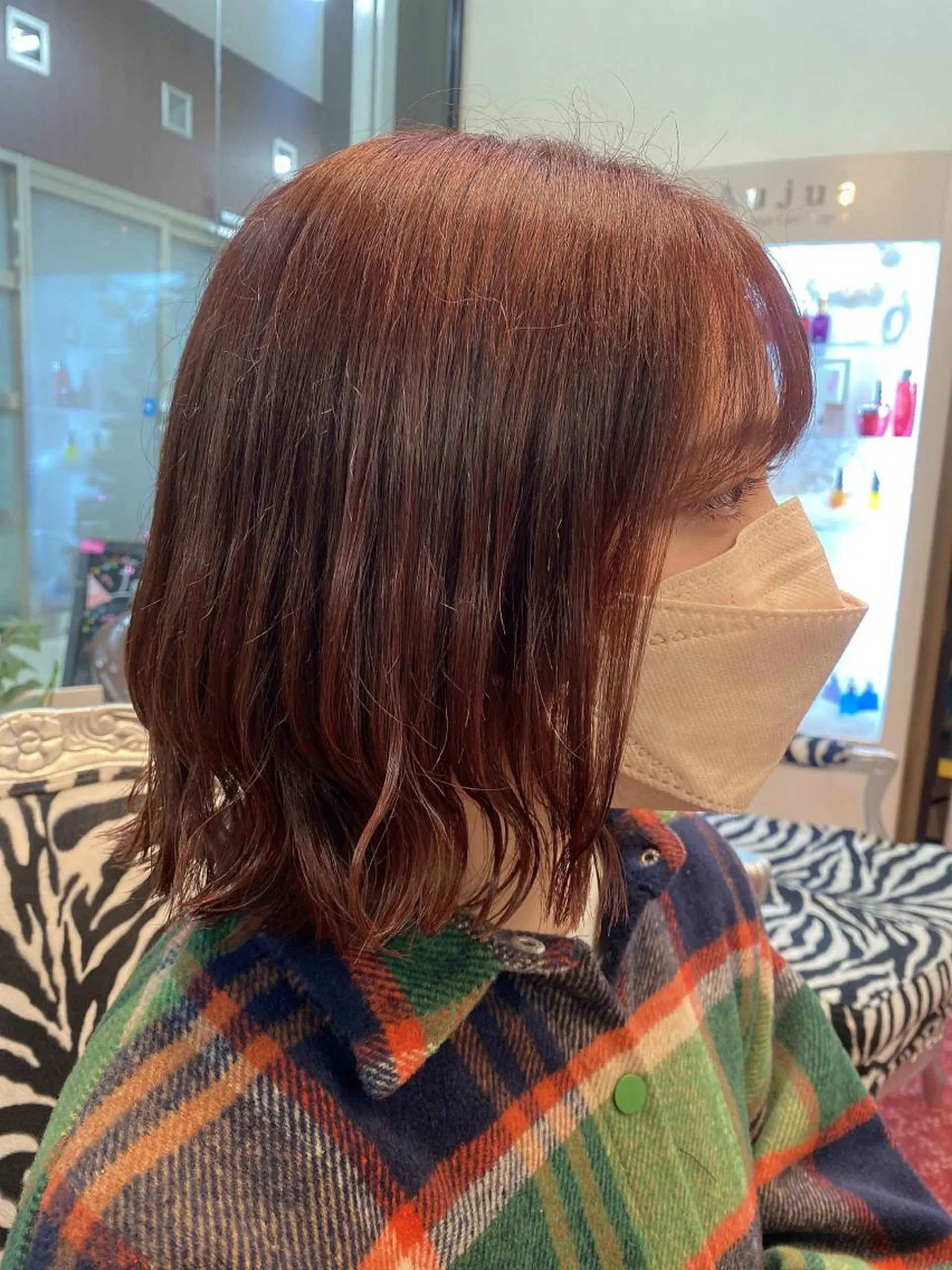 ショート カラー ピンクカラー 郡山駅前美容室 Hair Life Hana&Co (ヘアーライフハナコ)所属・MᗩïＫᗩ 郡山駅ua/マツパのマツエク・マツパデザイン