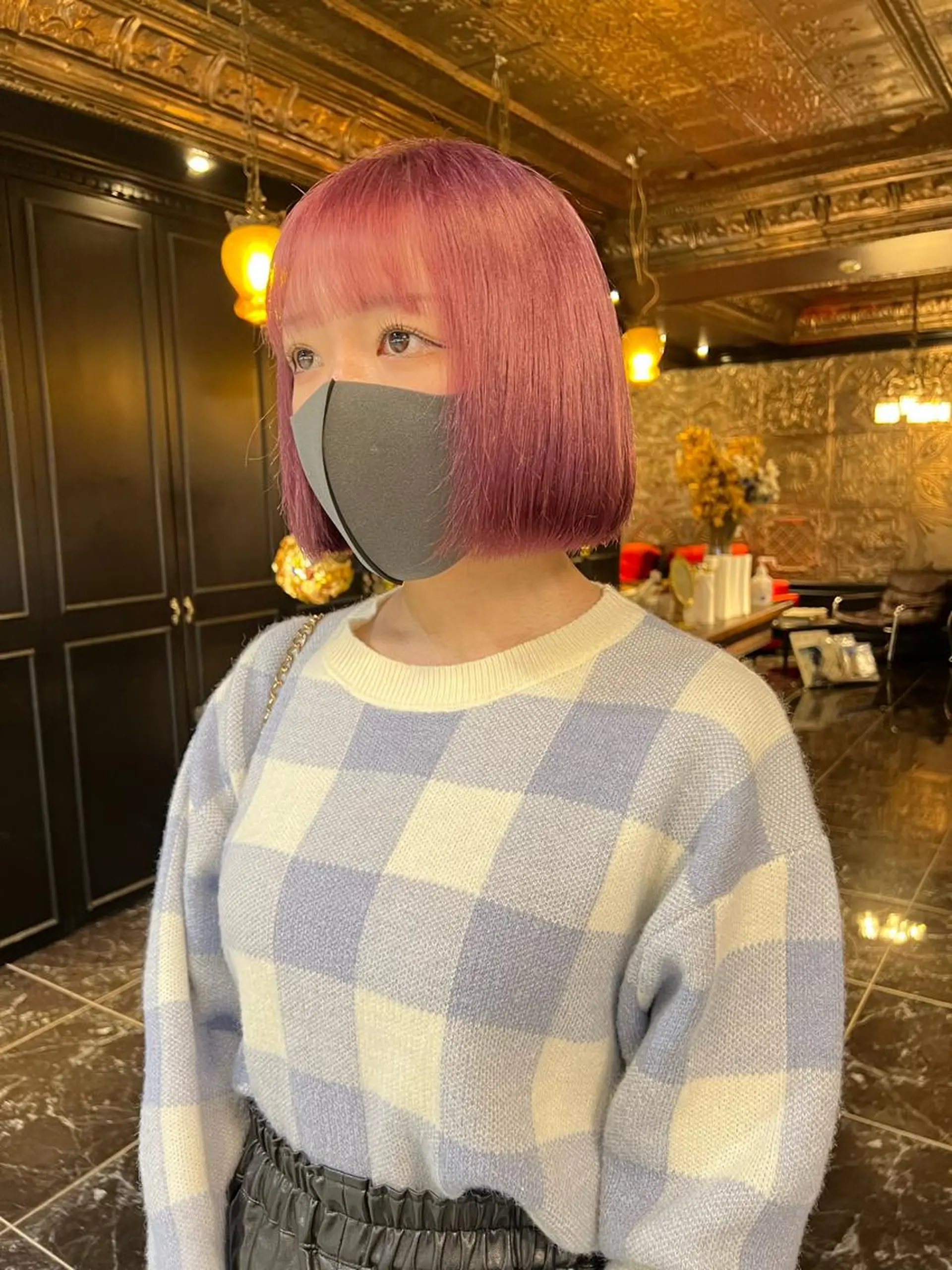 ショート カラー ヘアカラー haco＋所属・圧倒的デザイン力 店長🎨RENAのヘアスタイル