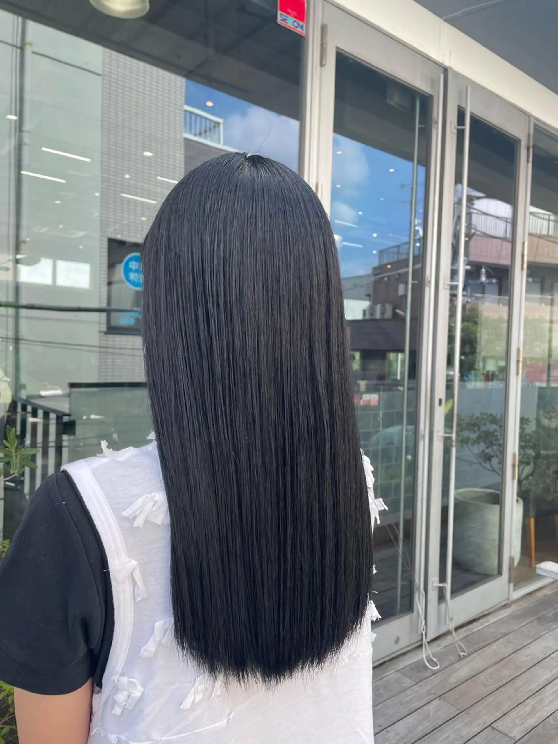 ロング トリートメント 顔まわりレイヤー🎀 くぼやま　みおのヘアスタイル